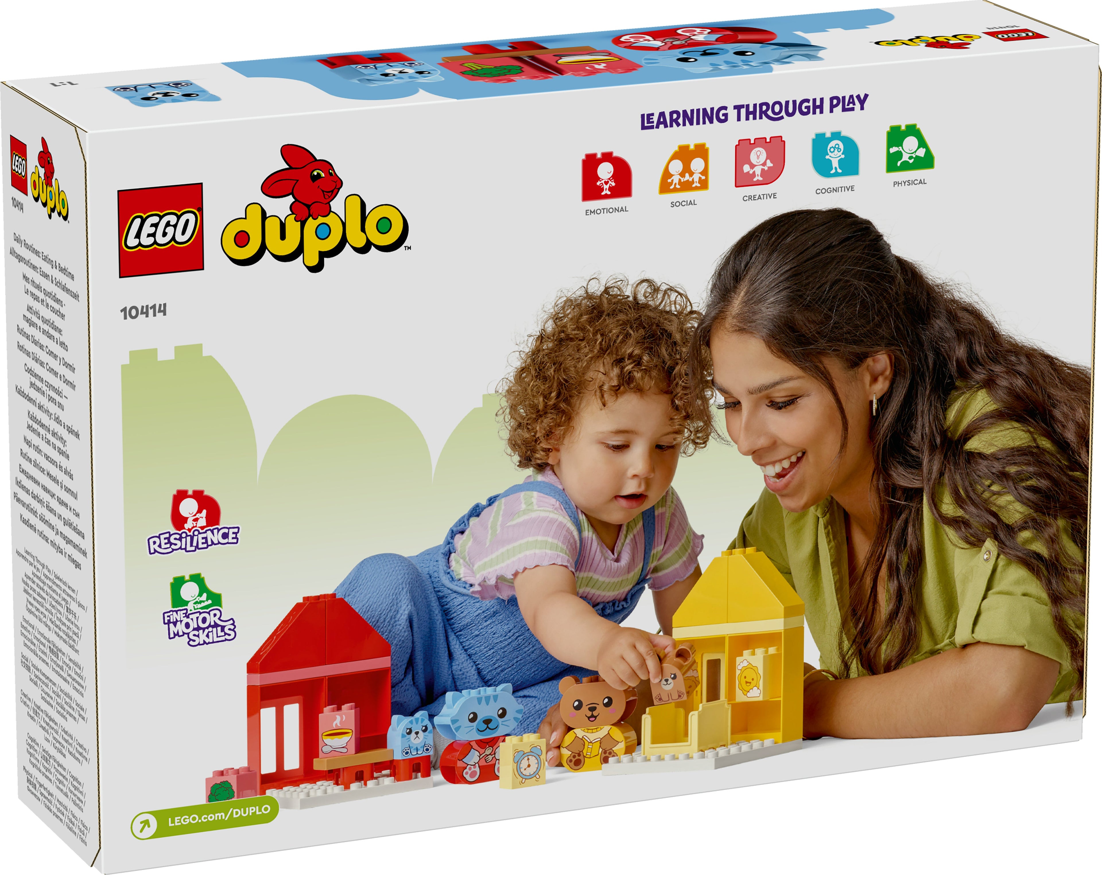 LEGO® 10414 DUPLO® Alltagsroutinen: Essen & Schlafenszeit