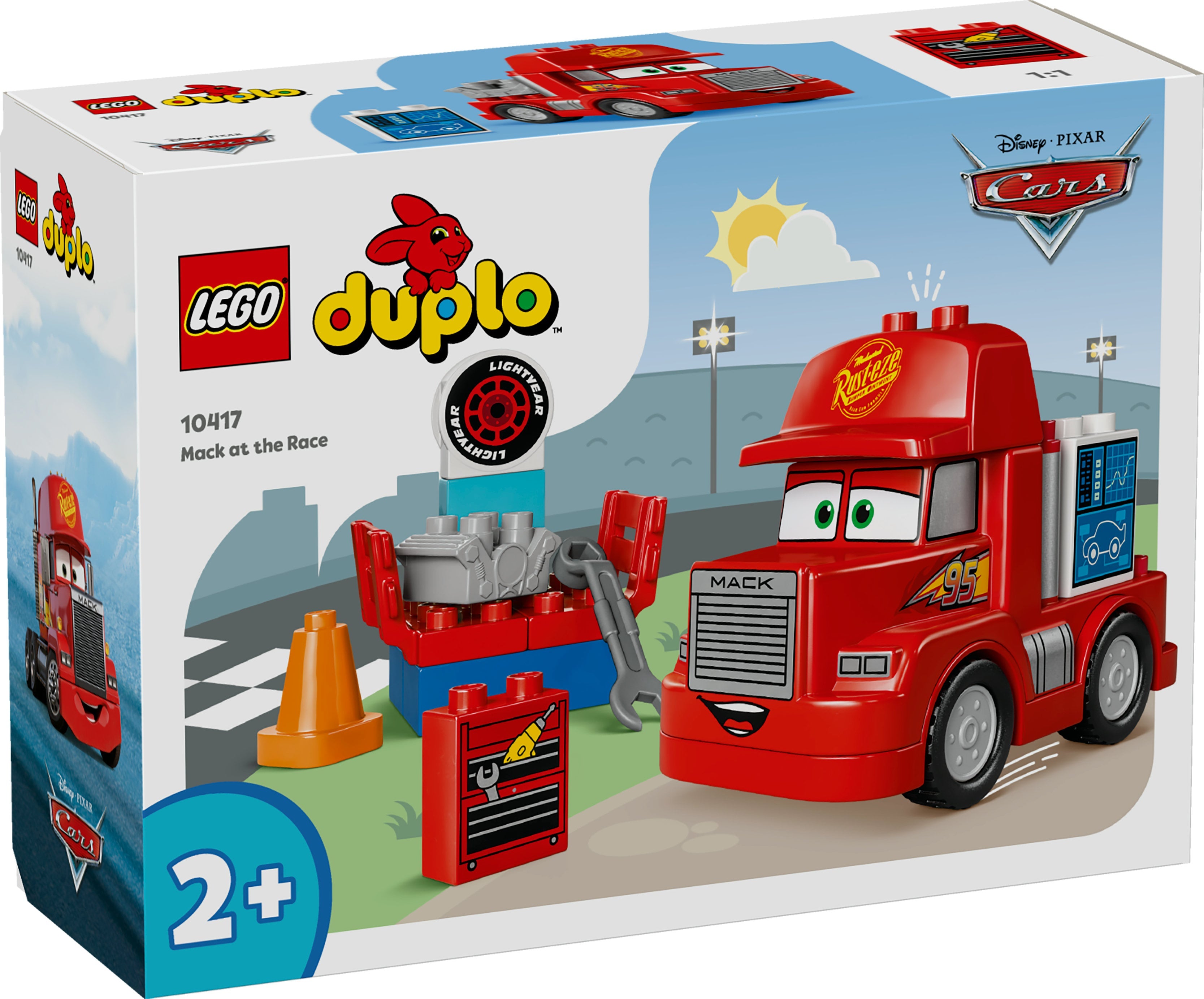 LEGO® 10417 DUPLO® Disney and Pixar’s Cars Mack beim Rennen