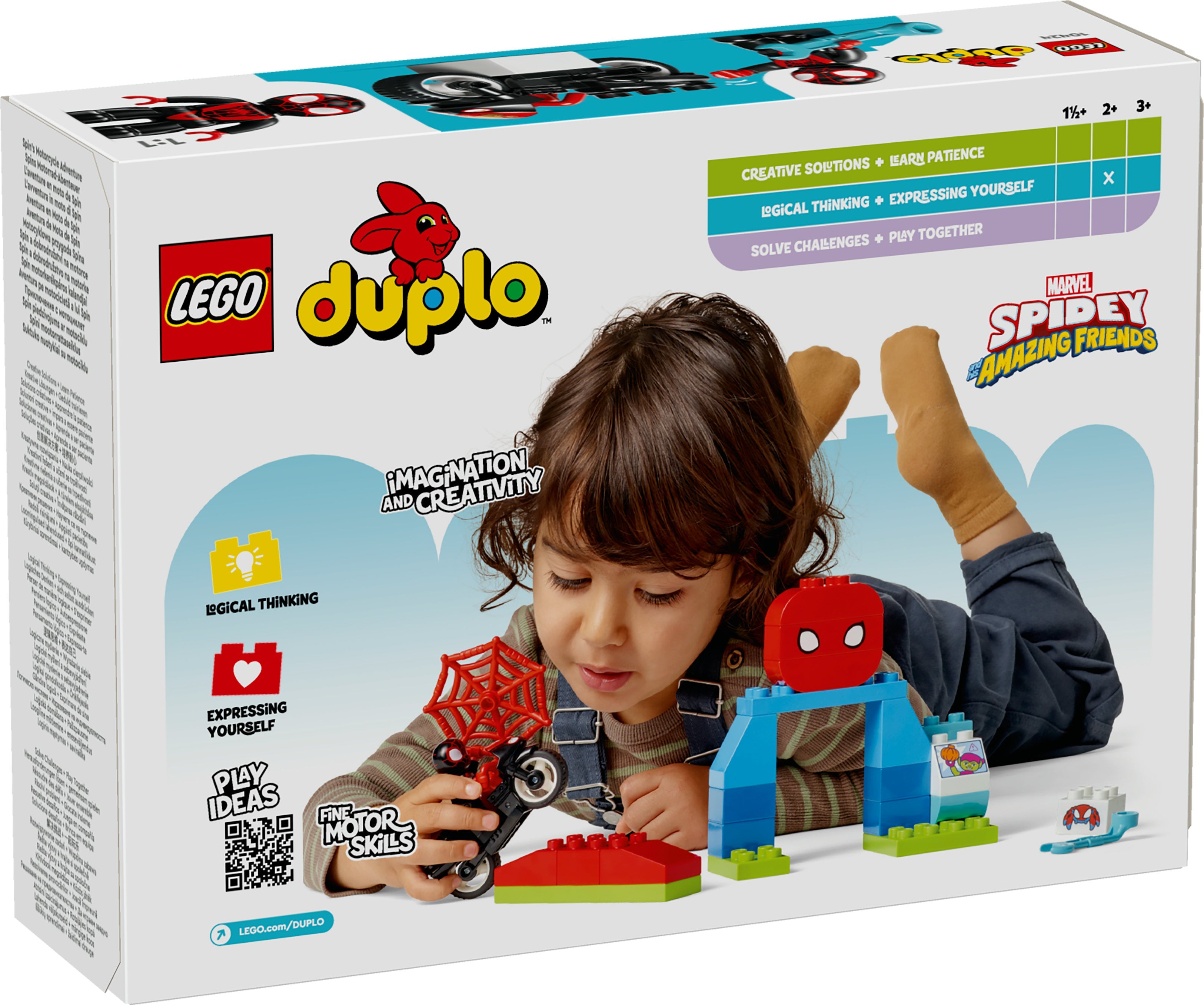 LEGO® 10424 DUPLO® Marvel Spins Motorrad-Abenteuer