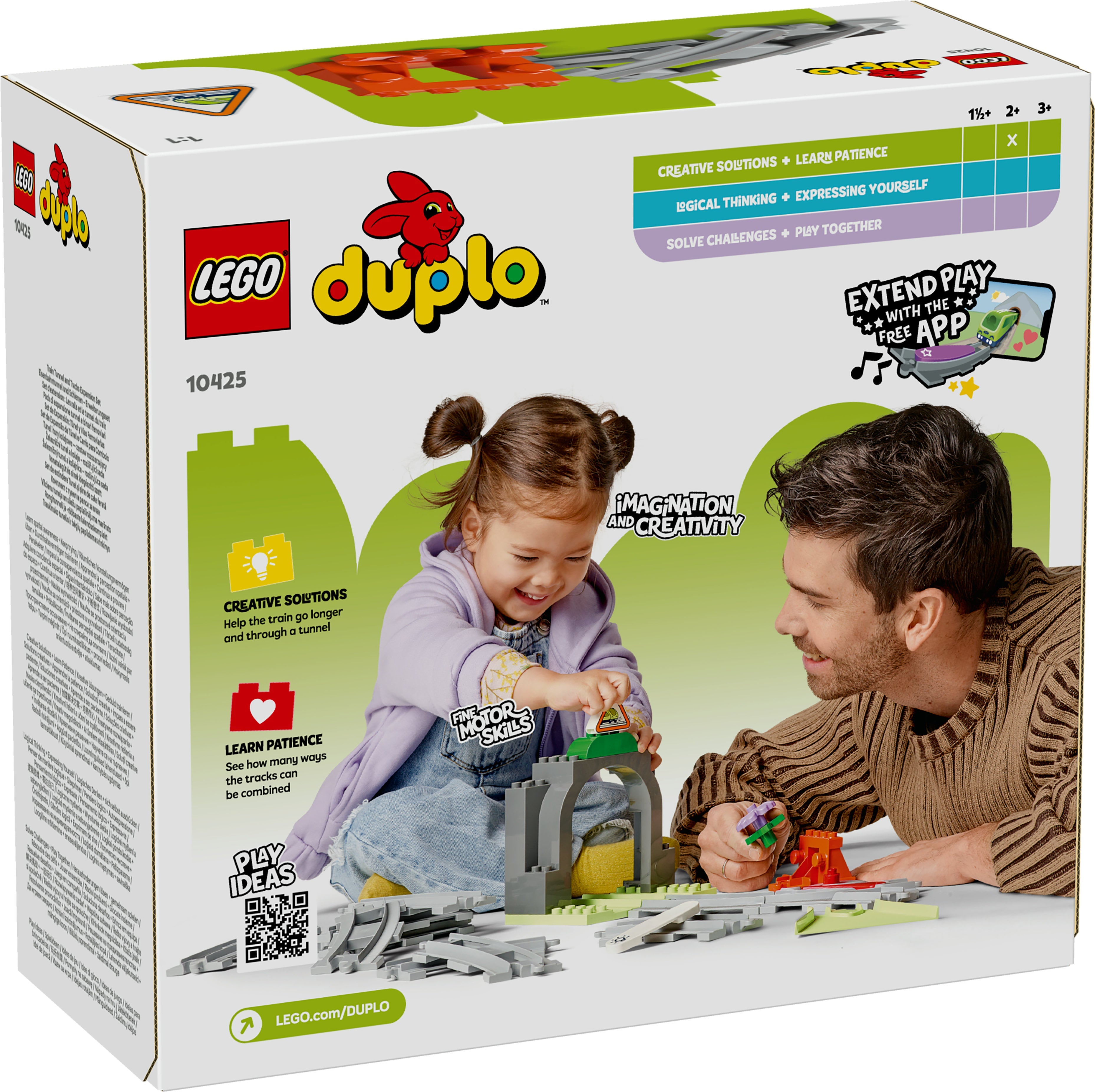LEGO® 10425 DUPLO® Town Eisenbahntunnel und Schienen – Erweiterungsset