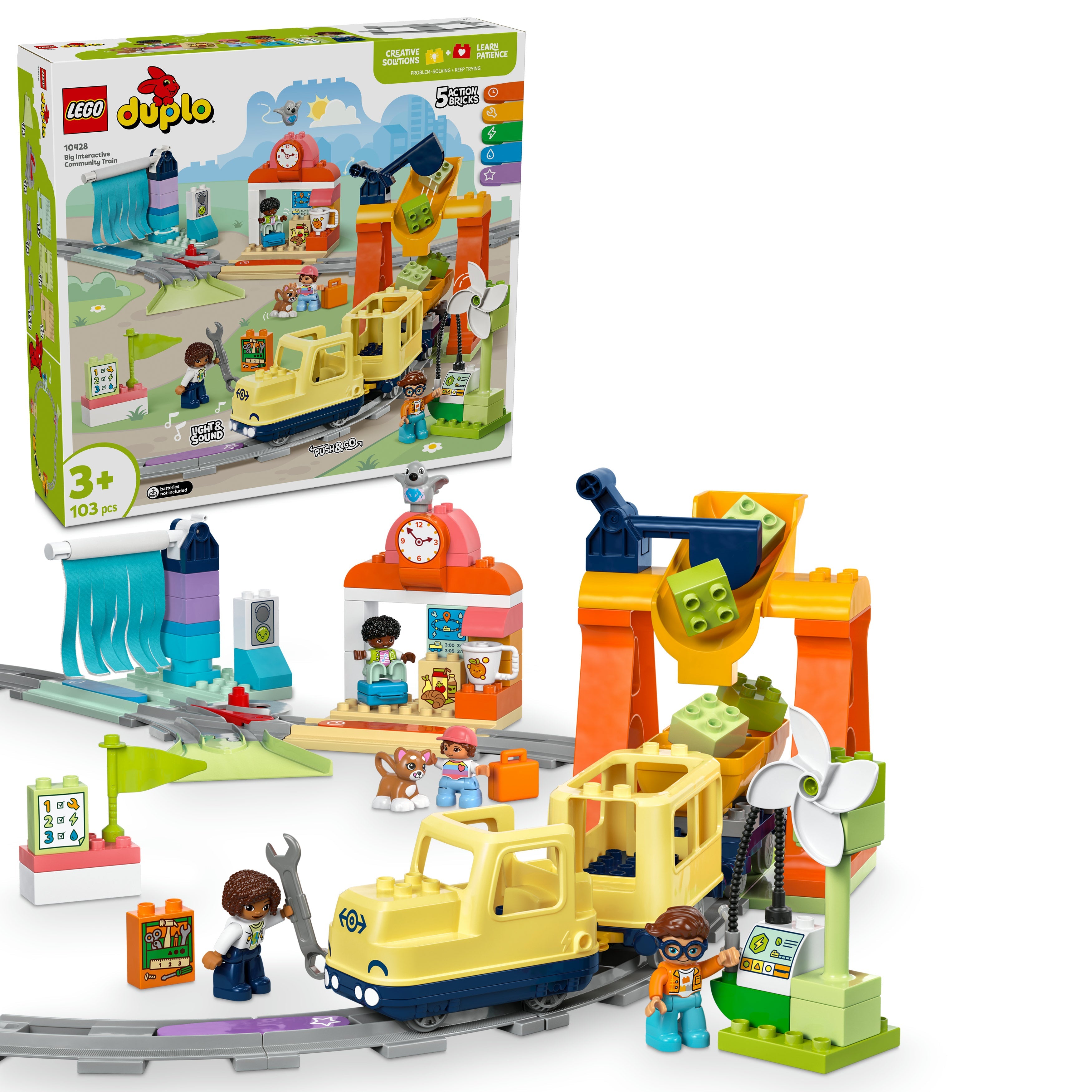 LEGO® 10428 DUPLO® Town Große interaktive Eisenbahn
