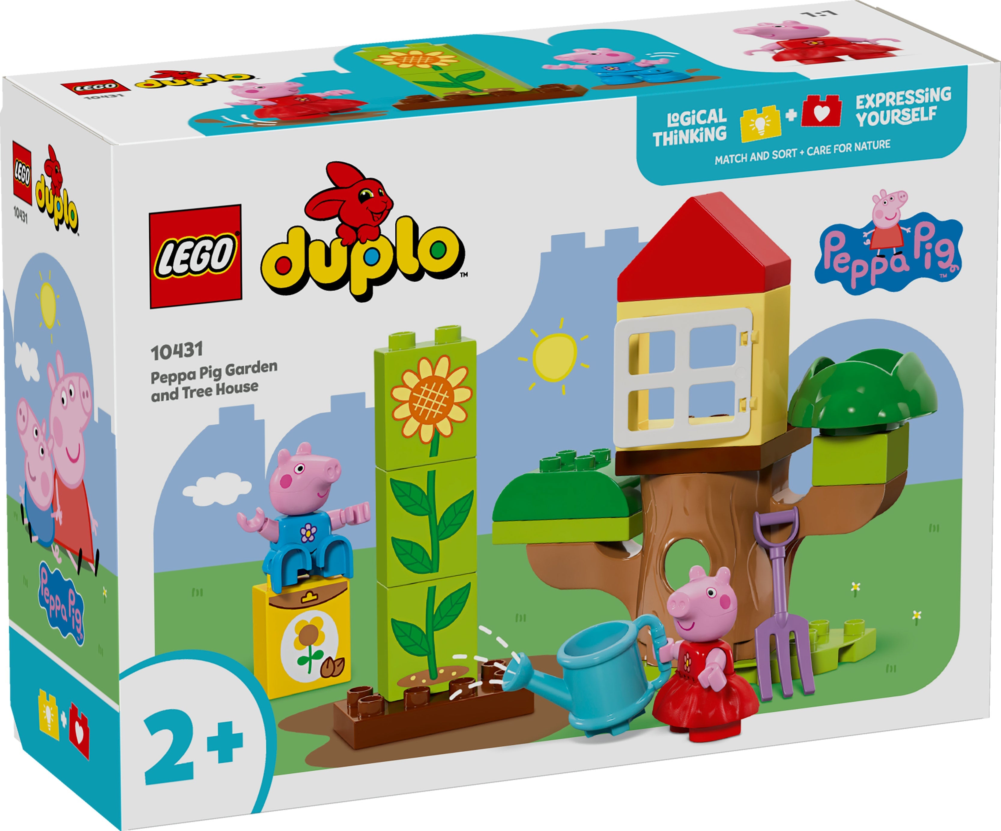 LEGO® 10431 DUPLO® Peppa Wutz' Garten mit Baumhaus