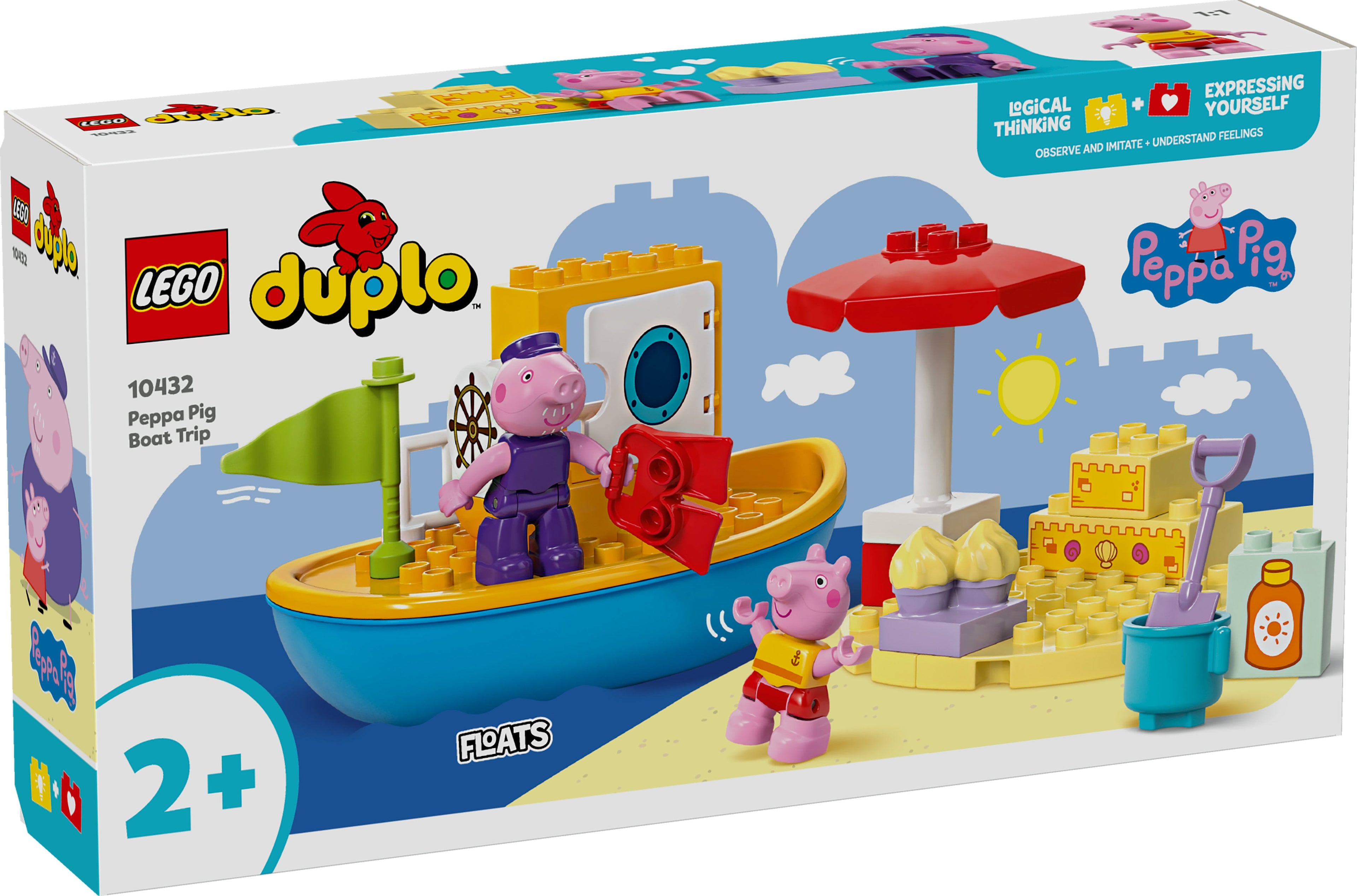 LEGO® 10432 DUPLO® Peppa Wutz' Bootsausflug