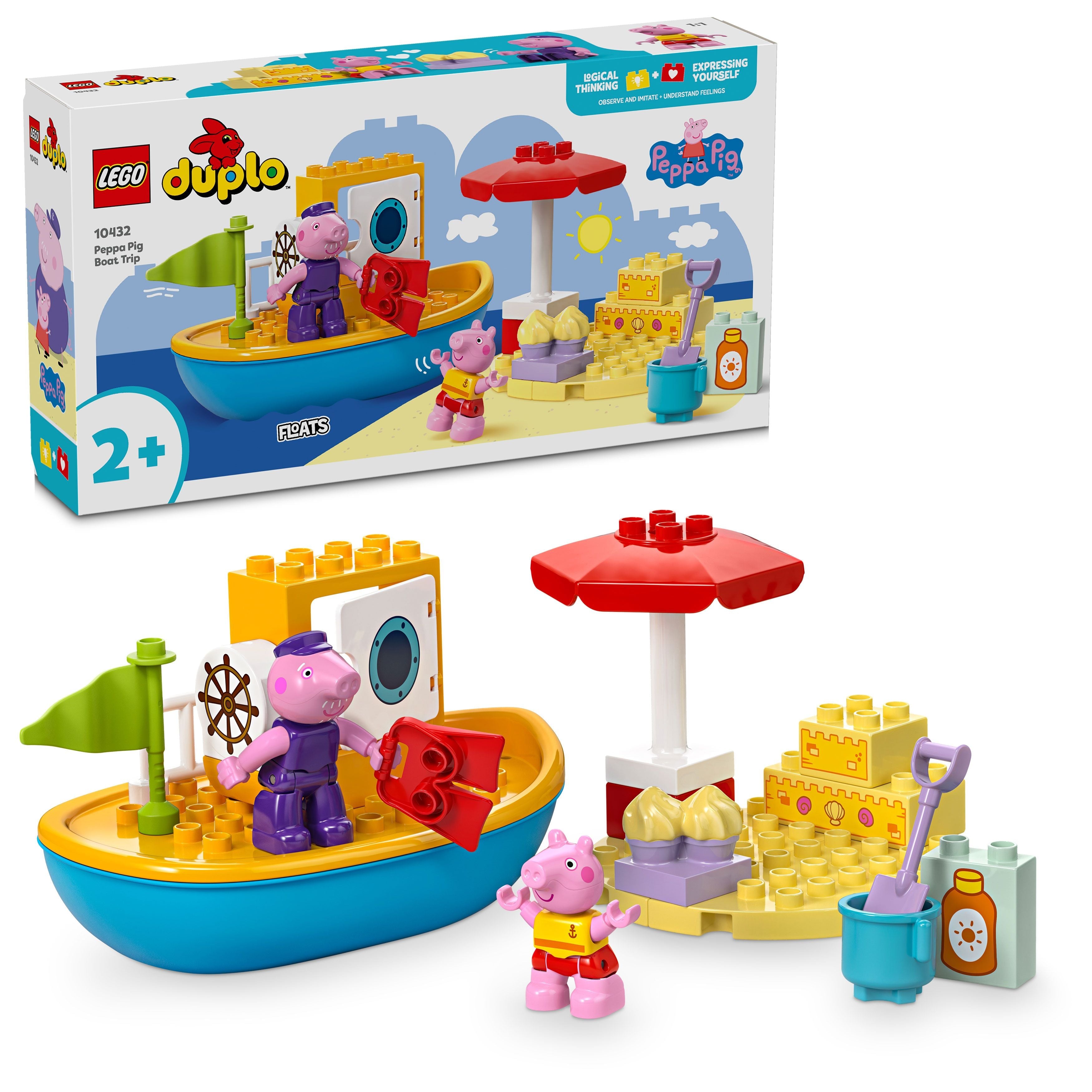 LEGO® 10432 DUPLO® Peppa Wutz' Bootsausflug