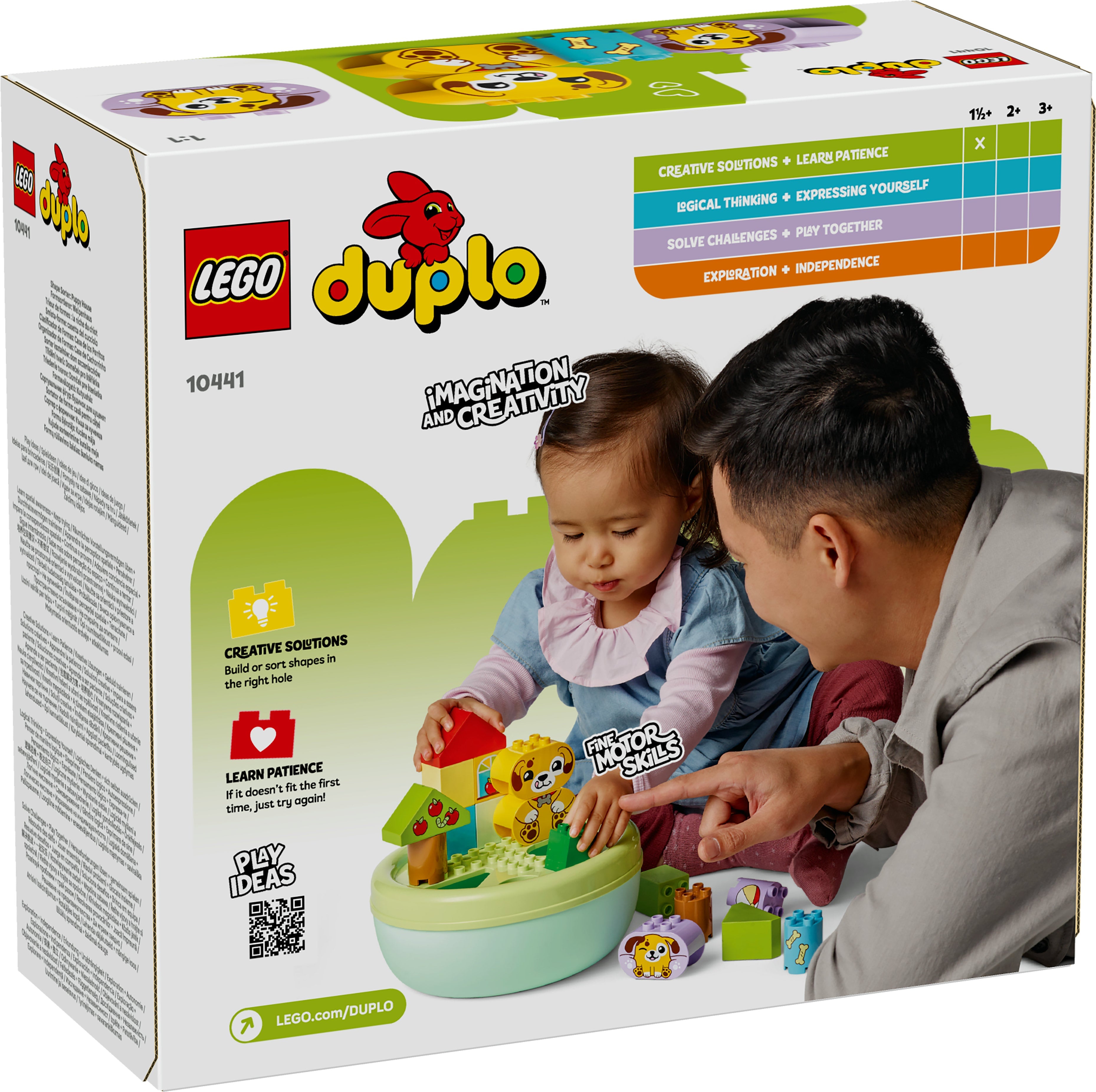 LEGO® 10441 DUPLO® Formsortierer: Welpenhaus
