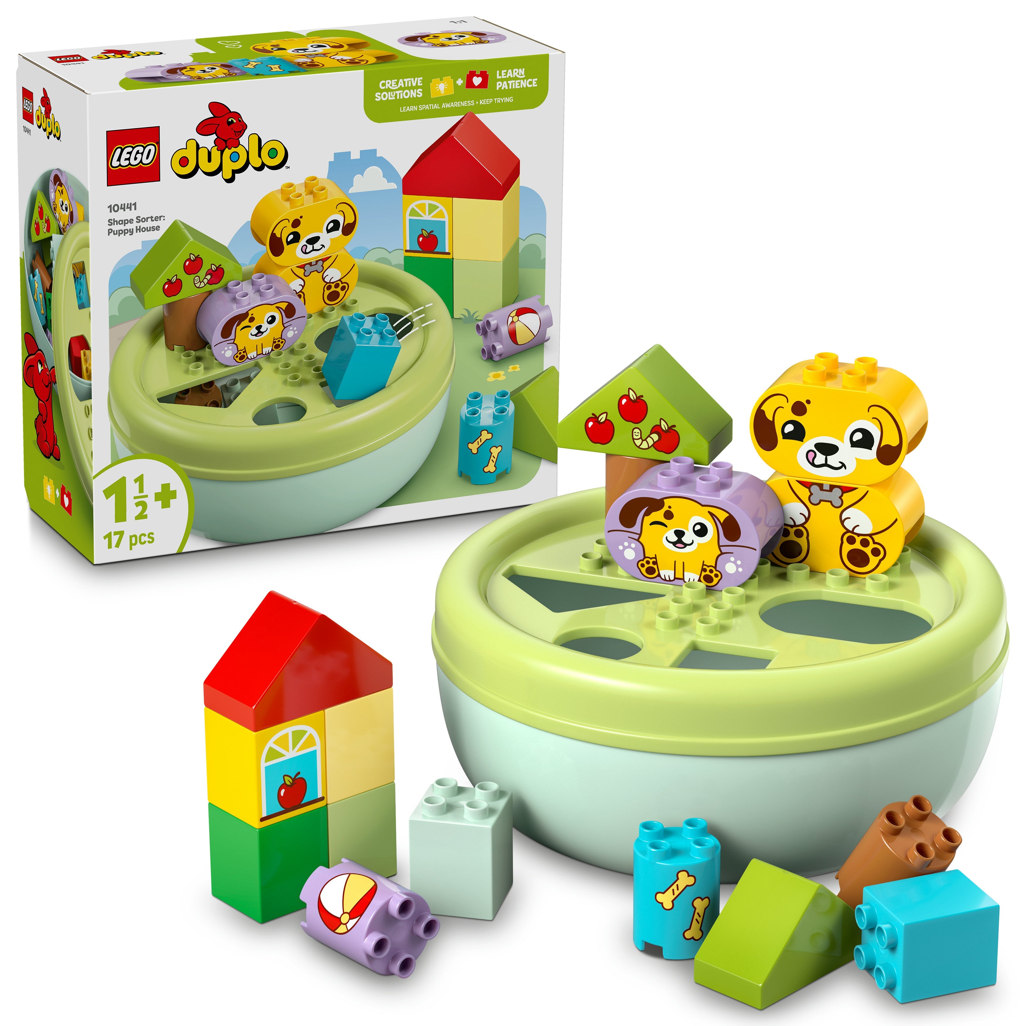 LEGO® 10441 DUPLO® Formsortierer: Welpenhaus