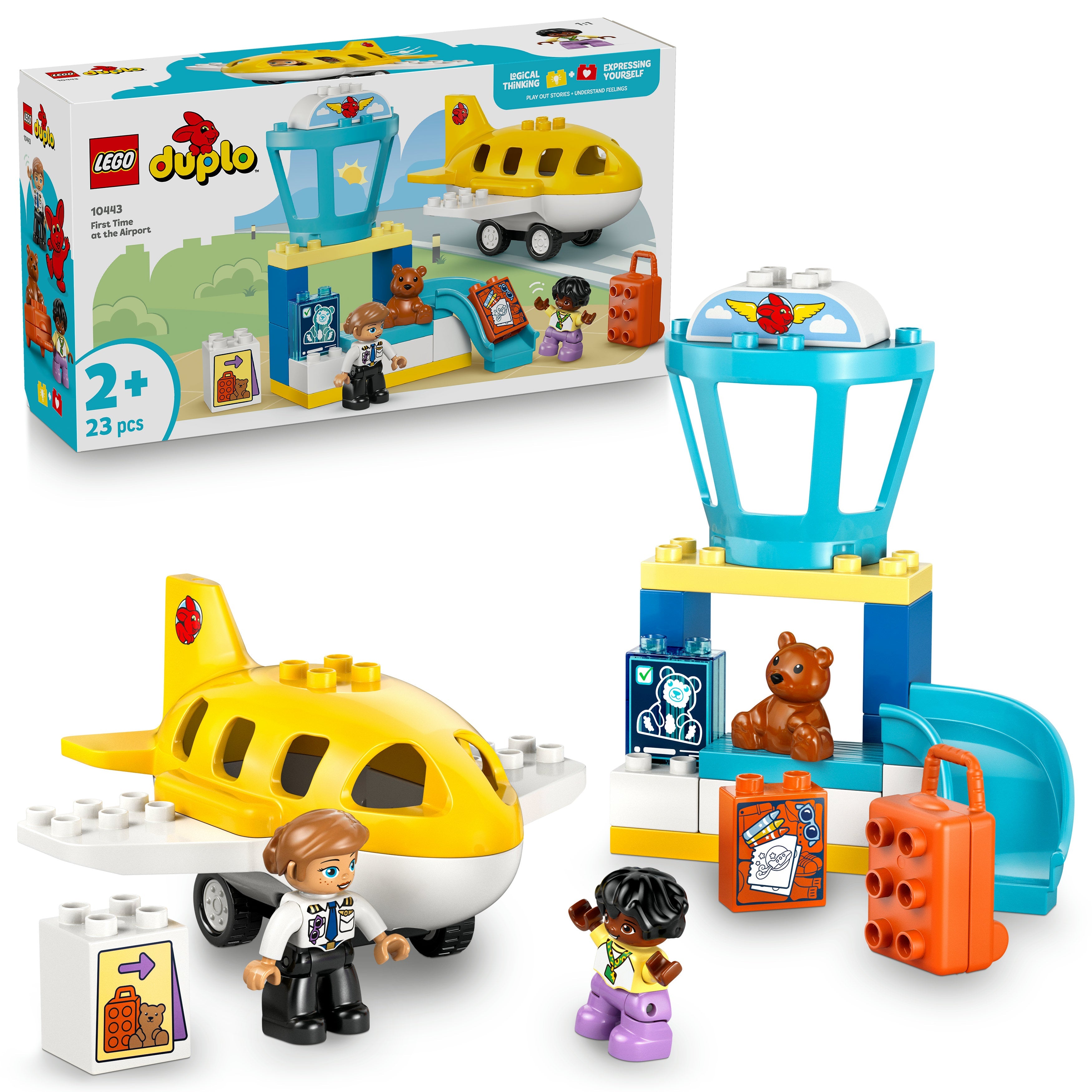LEGO® 10443 DUPLO® Town Erster Besuch im Flughafen