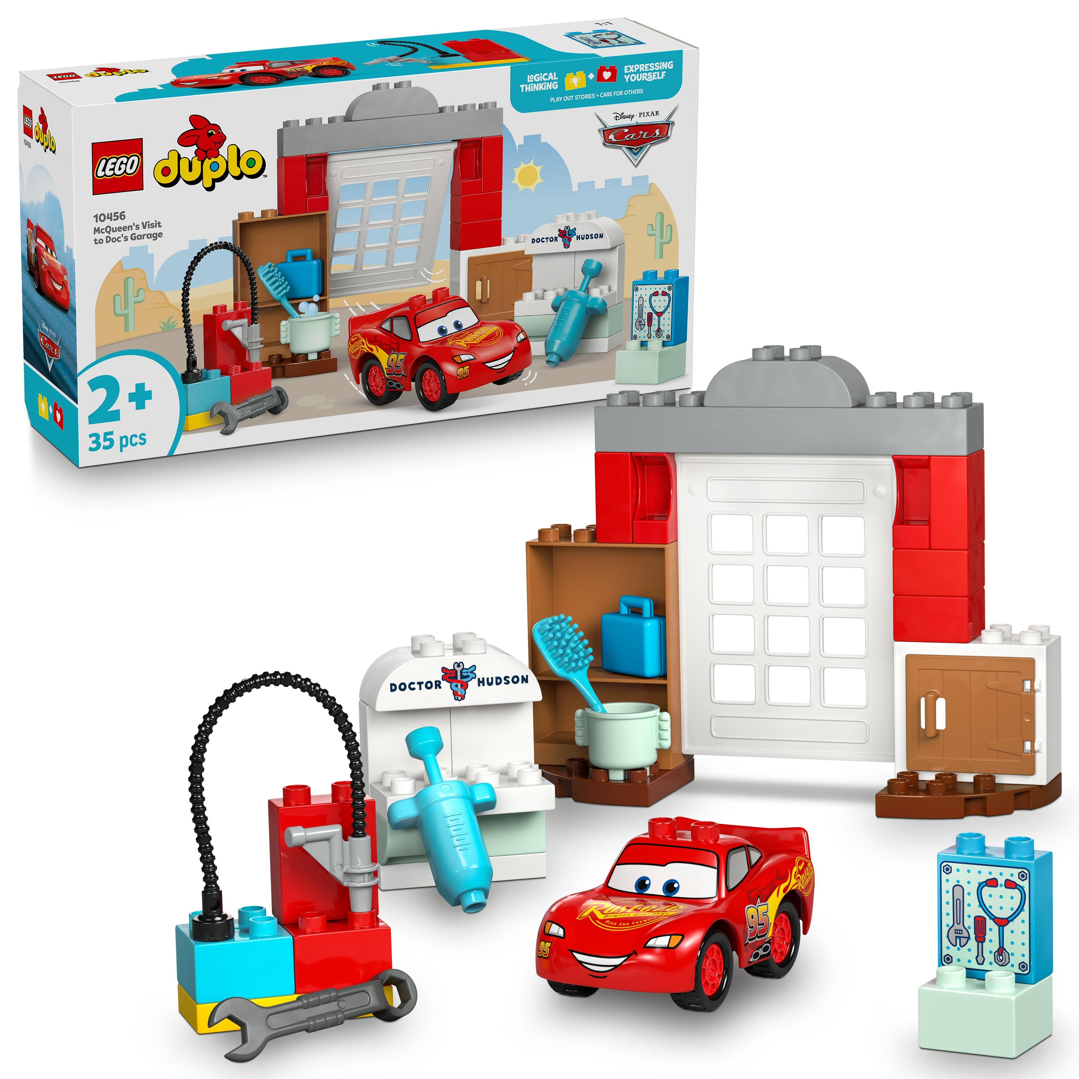 LEGO® 10456 DUPLO® │ Disney and Pixar Cars – McQueens Besuch in Docs Werkstatt