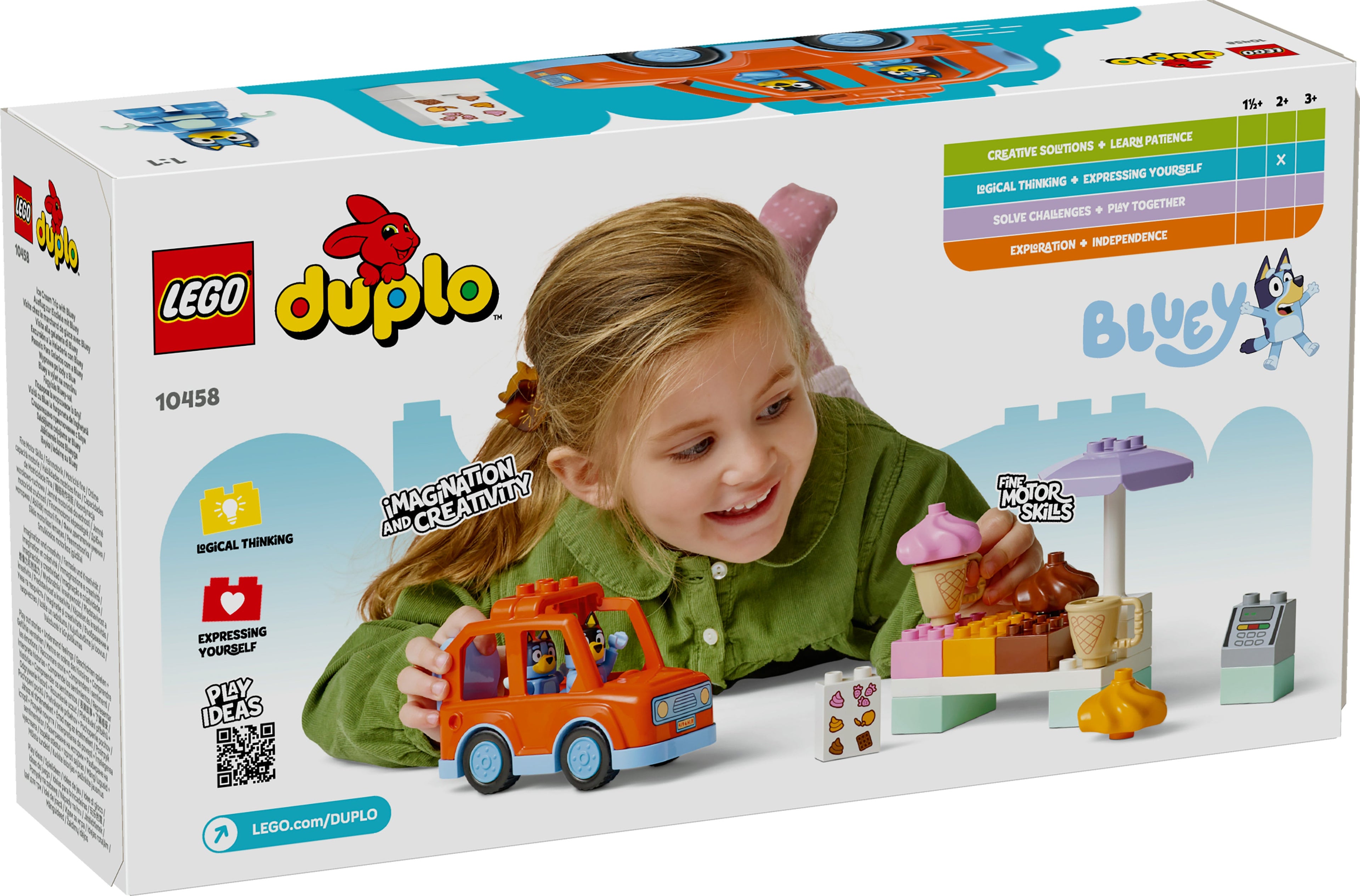LEGO® 10458 DUPLO® Bluey Ausflug zur Eisdiele mit Bluey