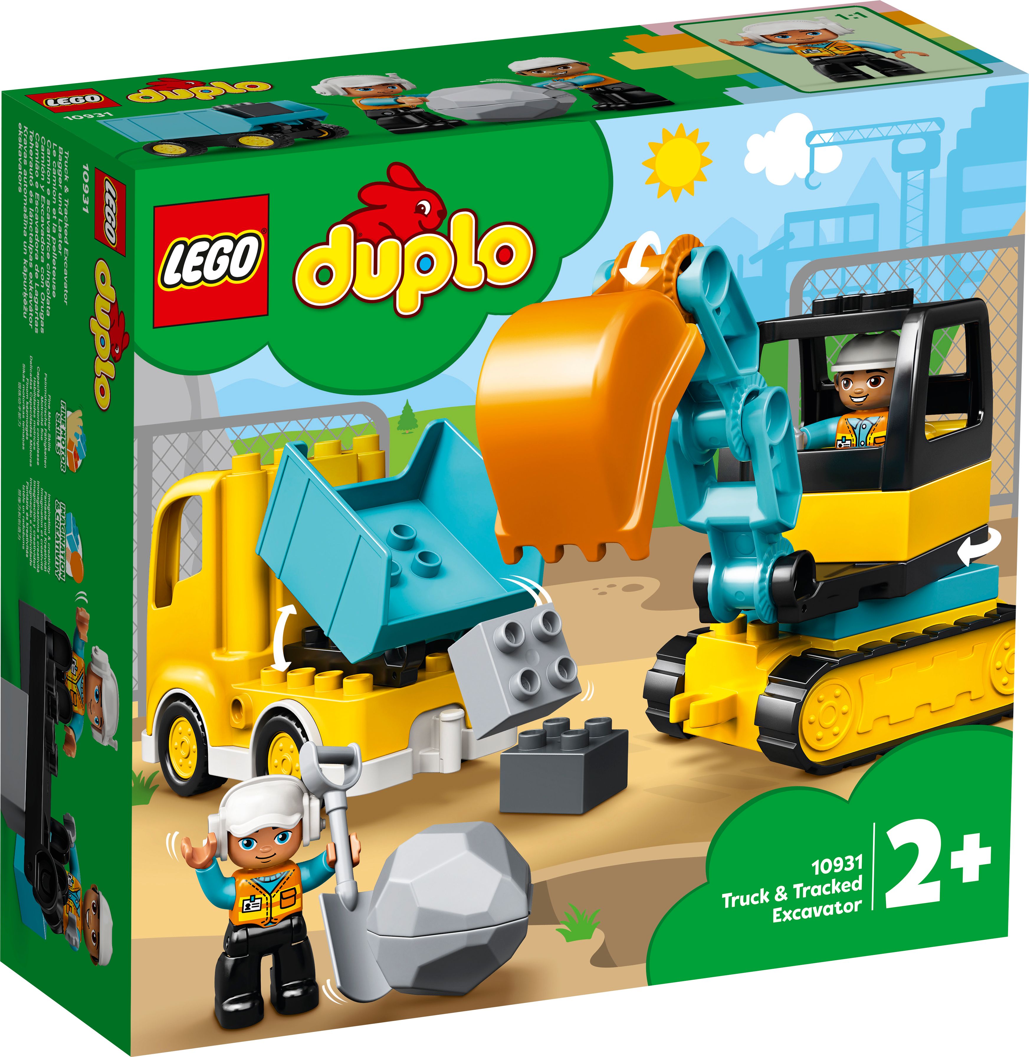 LEGO® 10931 DUPLO® Bauspielzeug – Bagger und Laster