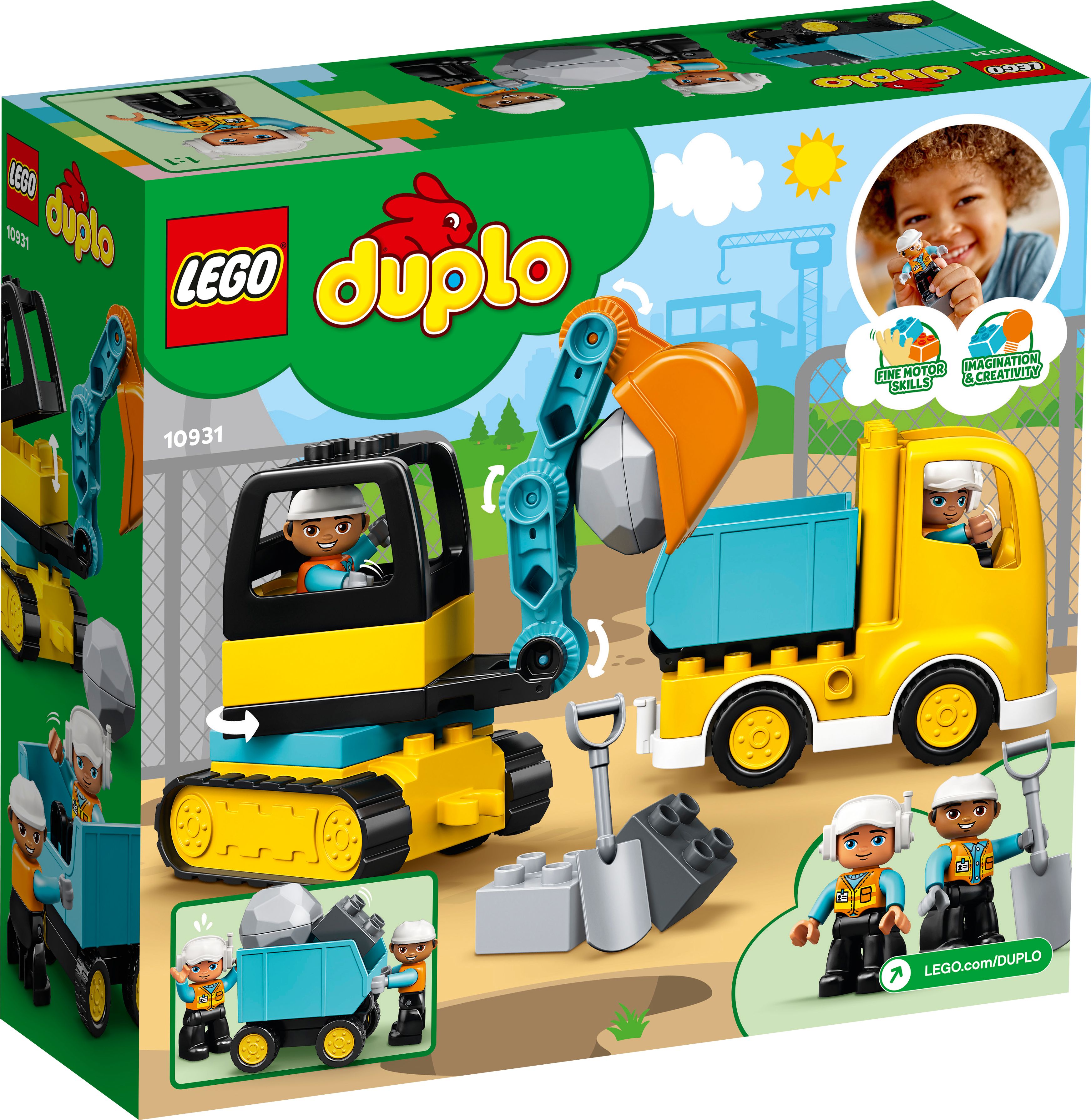 LEGO® 10931 DUPLO® Bauspielzeug – Bagger und Laster