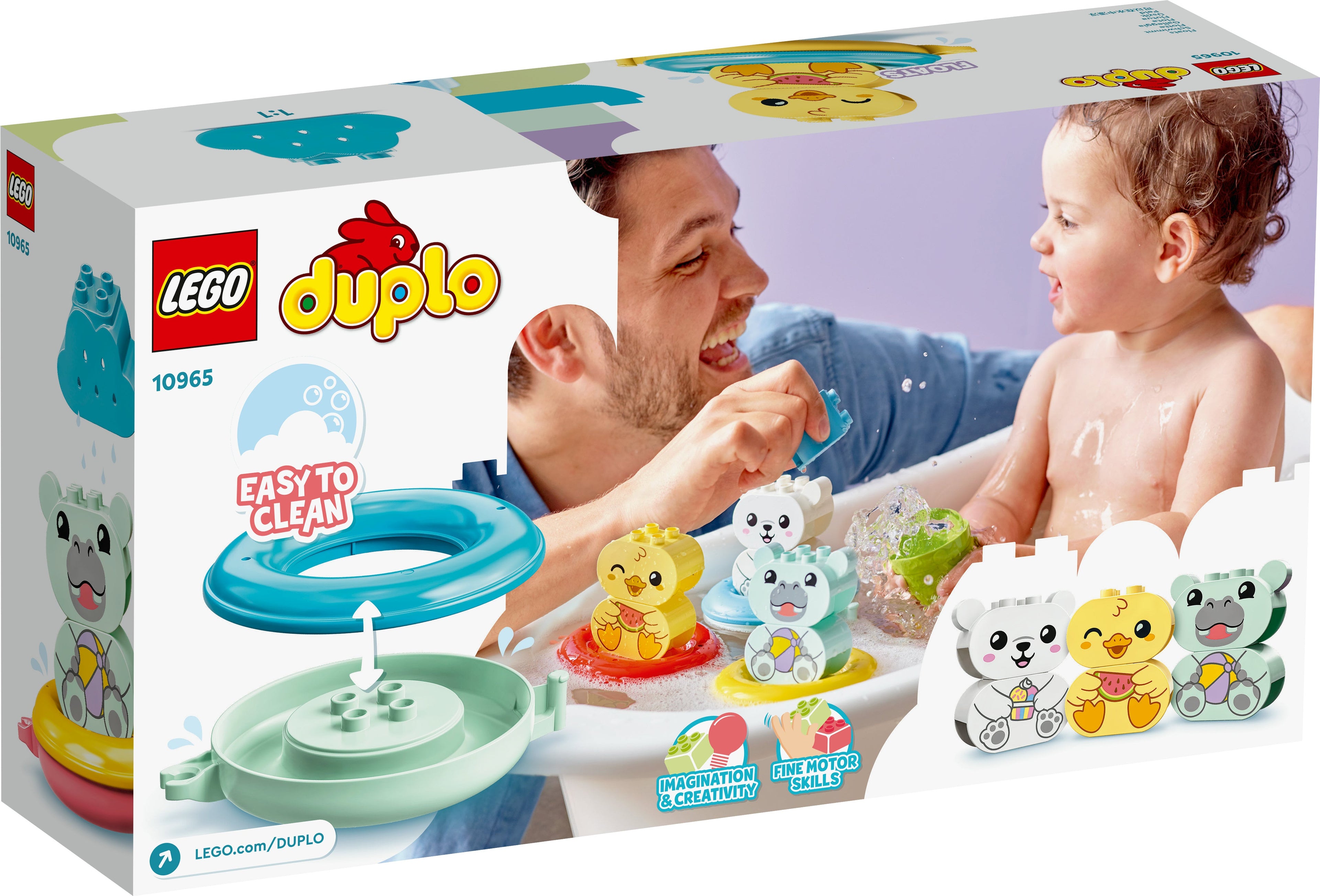 LEGO® 10965 DUPLO® My First – Badewannenspaß: Schwimmender Tierzug