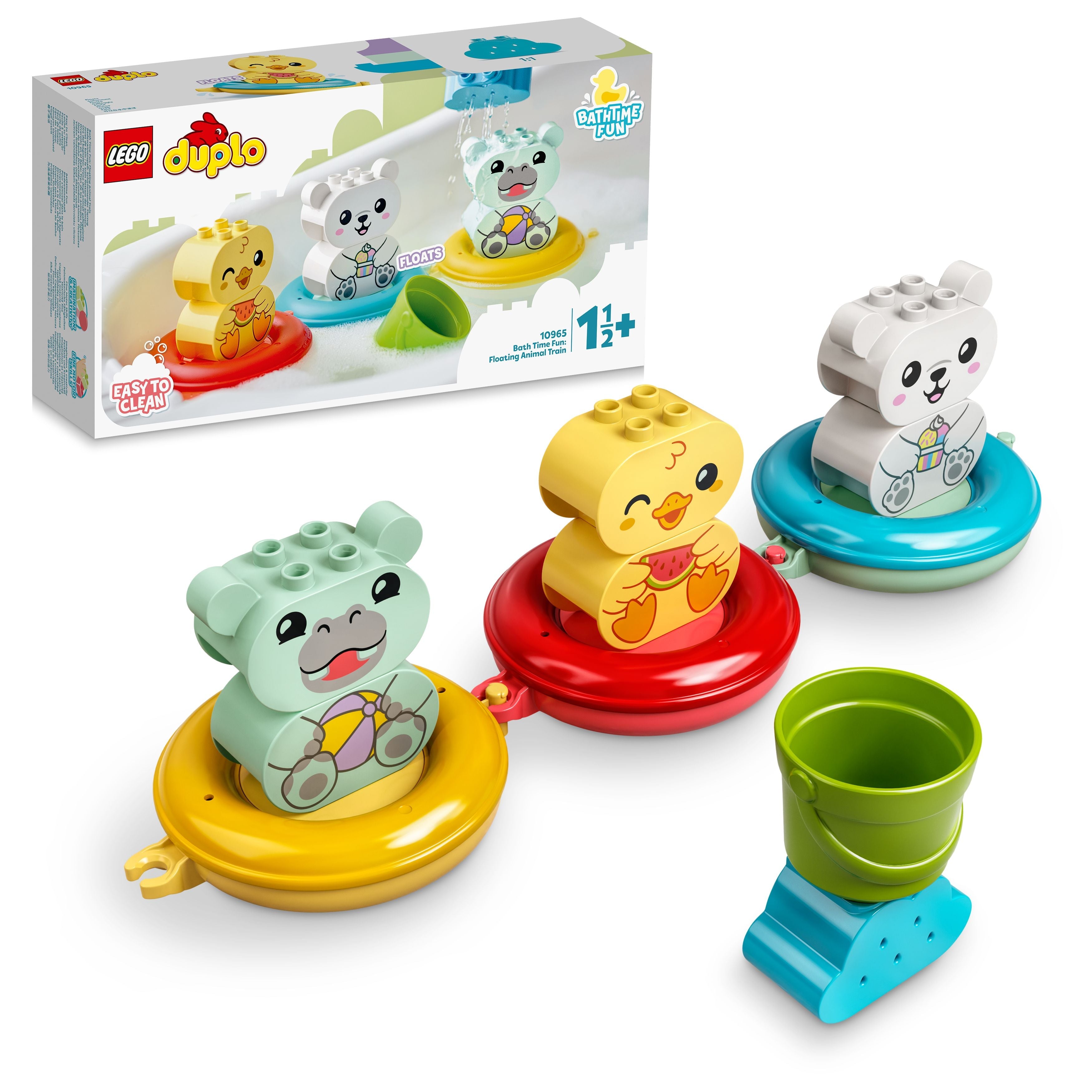 LEGO® 10965 DUPLO® My First – Badewannenspaß: Schwimmender Tierzug