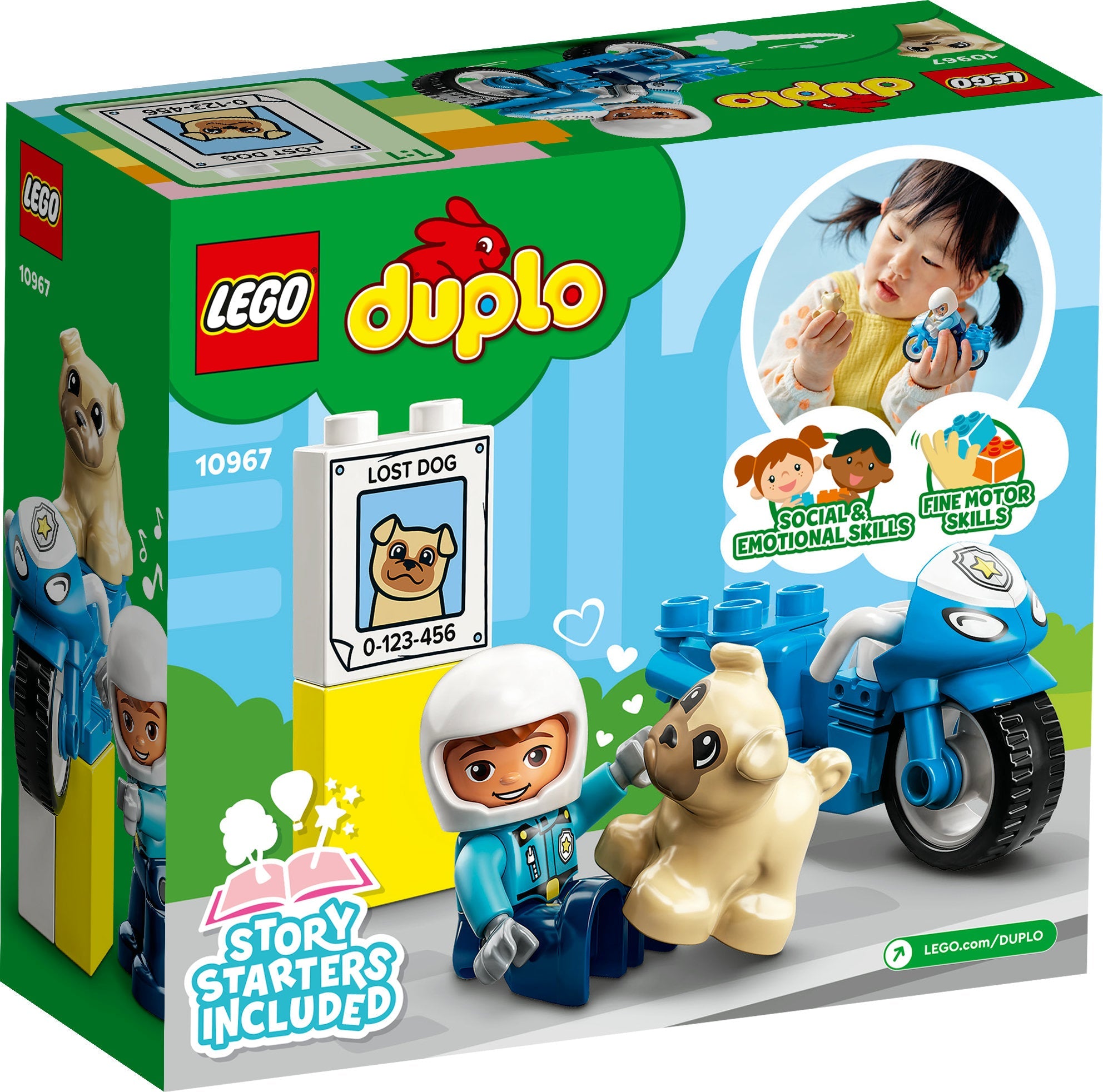 LEGO® 10967 DUPLO® Polizeimotorrad
