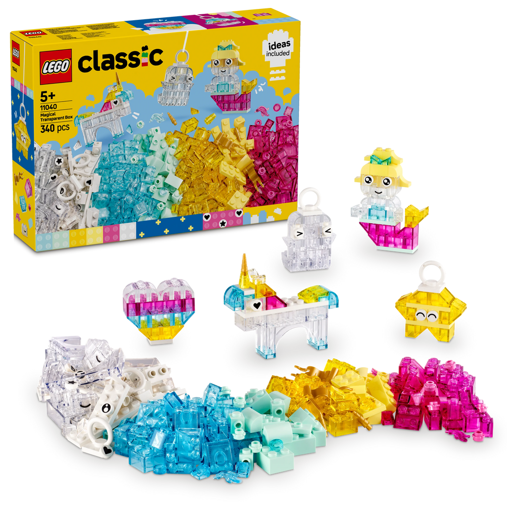 LEGO® 11040 Classic Zauberbox mit durchsichtigen Steinen