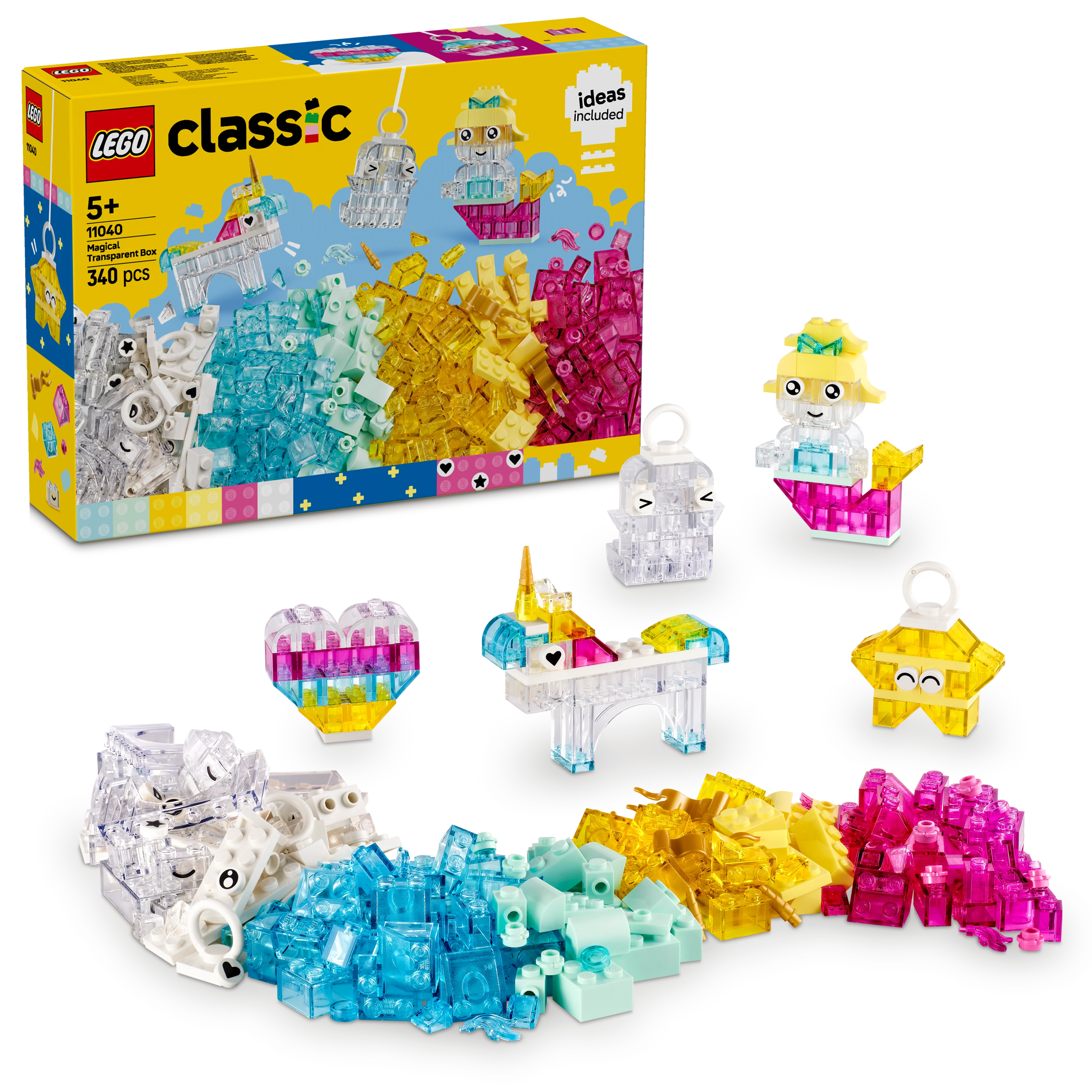 LEGO® 11040 Classic Zauberbox mit durchsichtigen Steinen