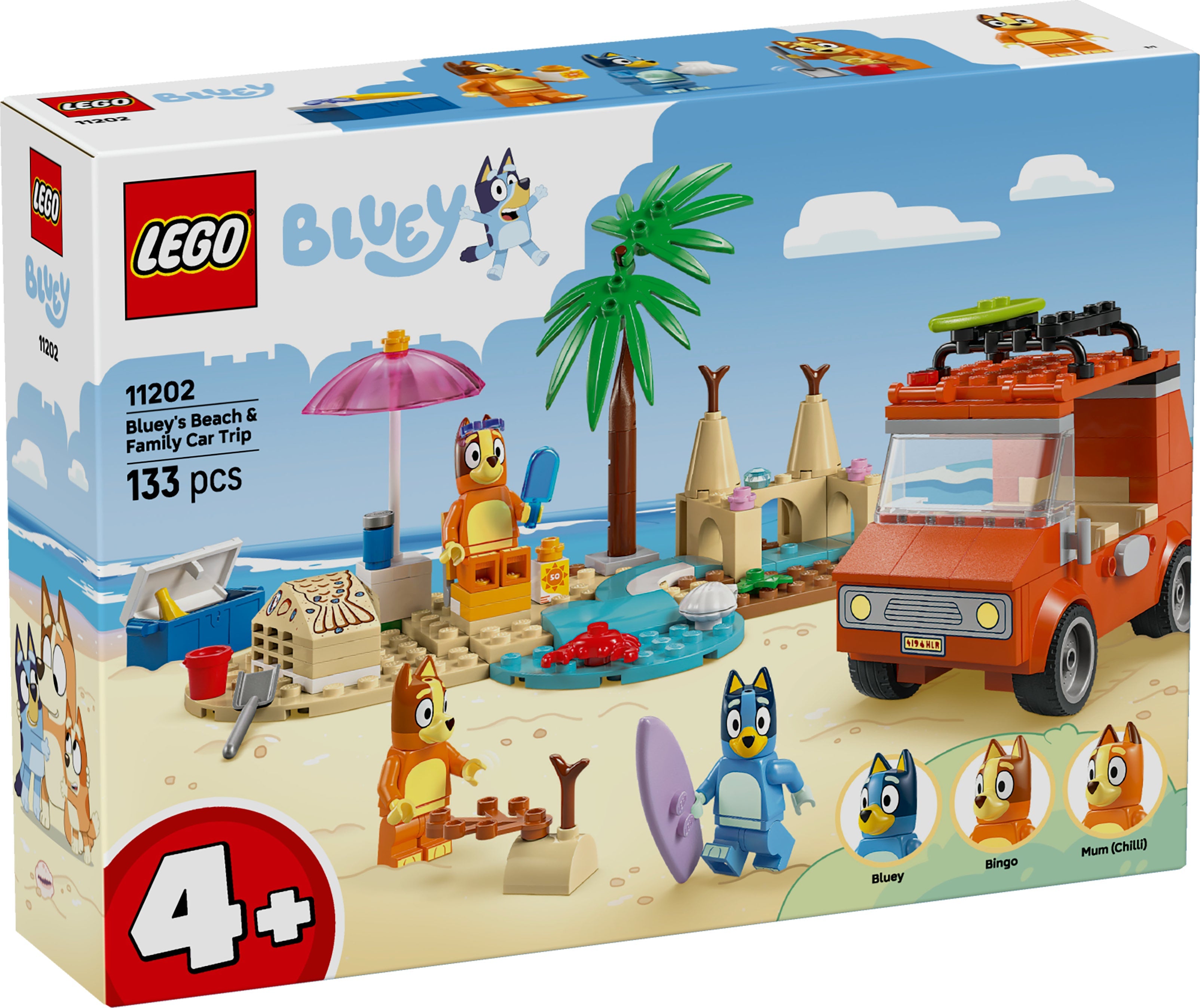 LEGO® 11202 Bluey: Blueys Strandausflug