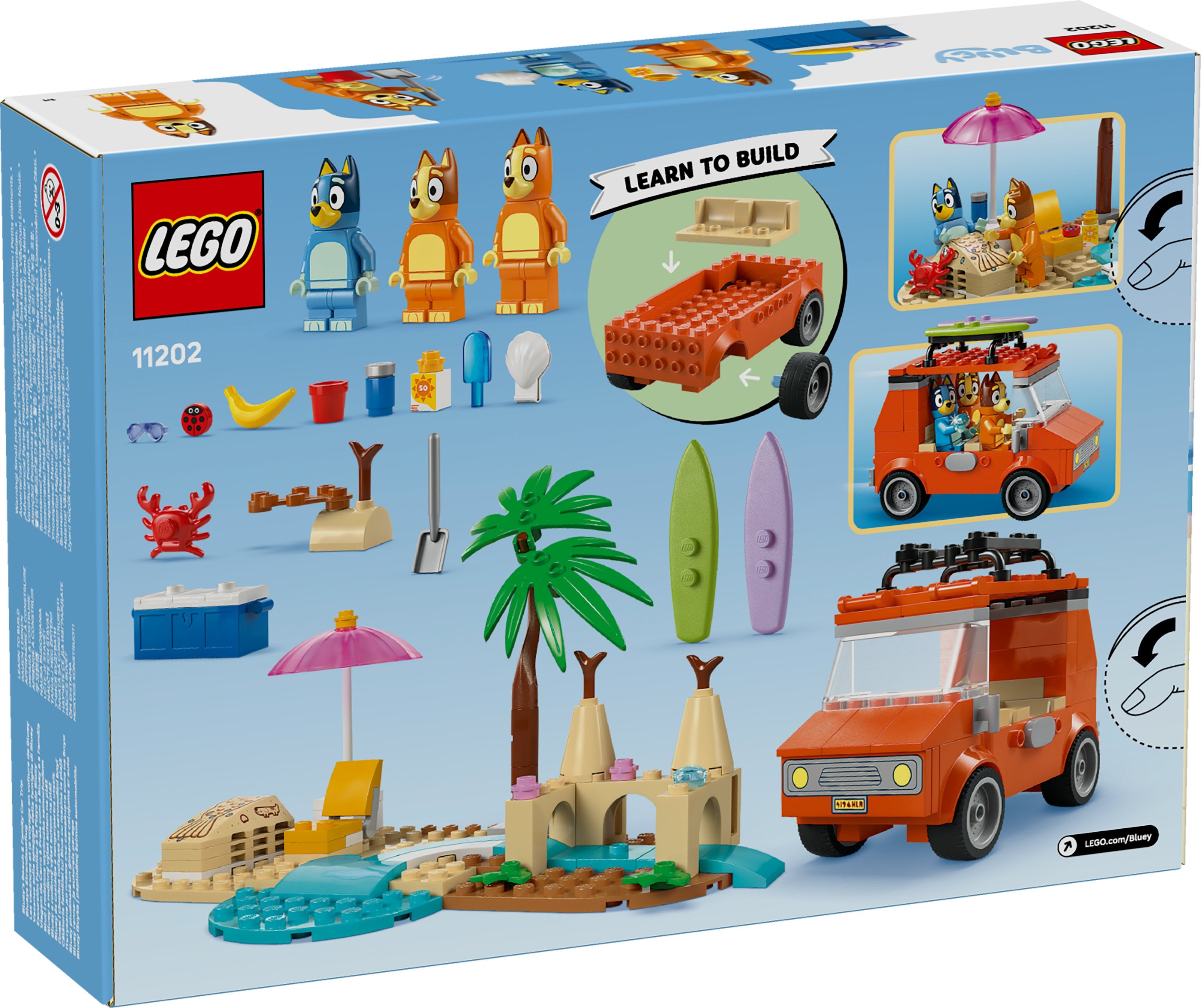 LEGO® 11202 Bluey: Blueys Strandausflug