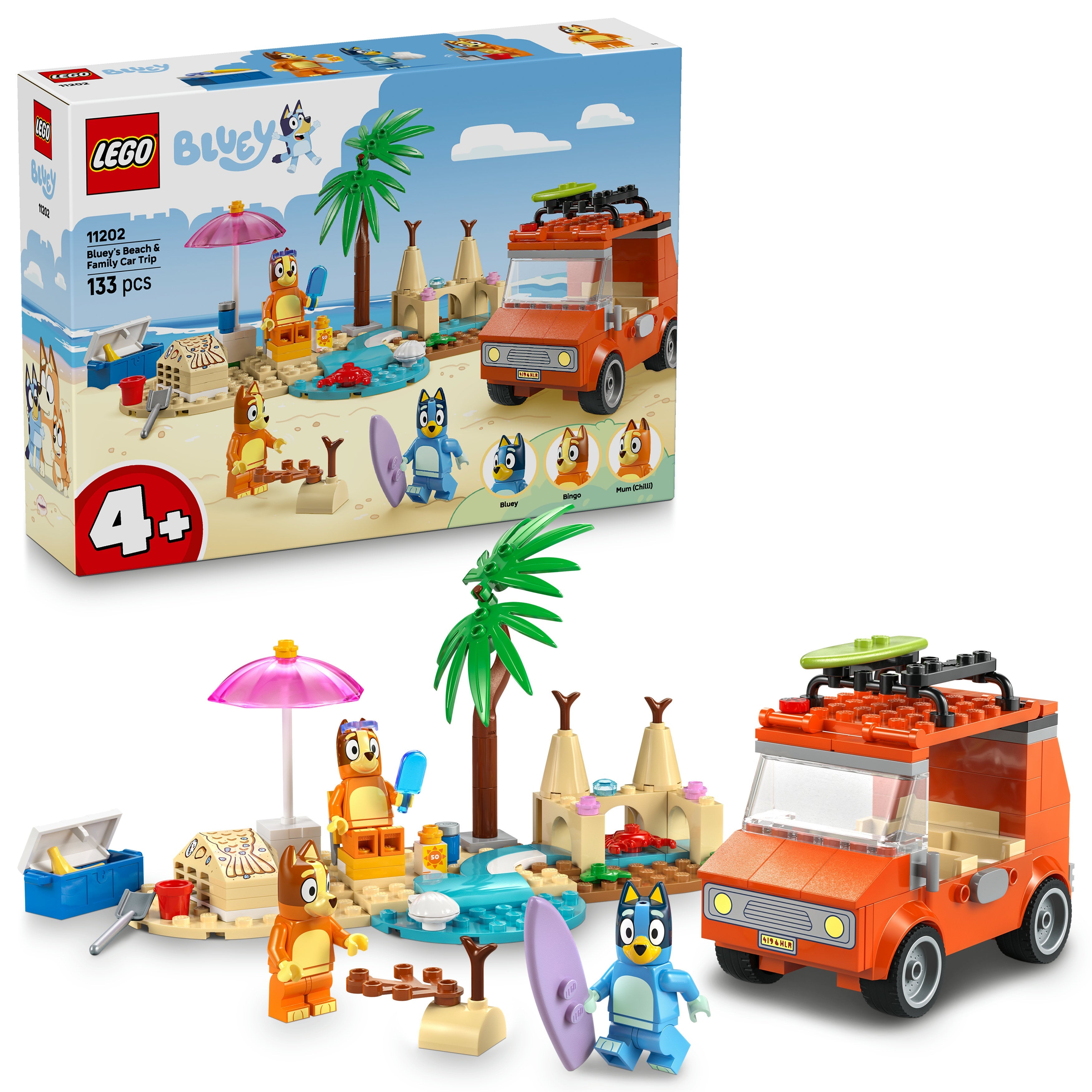 LEGO® 11202 Bluey: Blueys Strandausflug