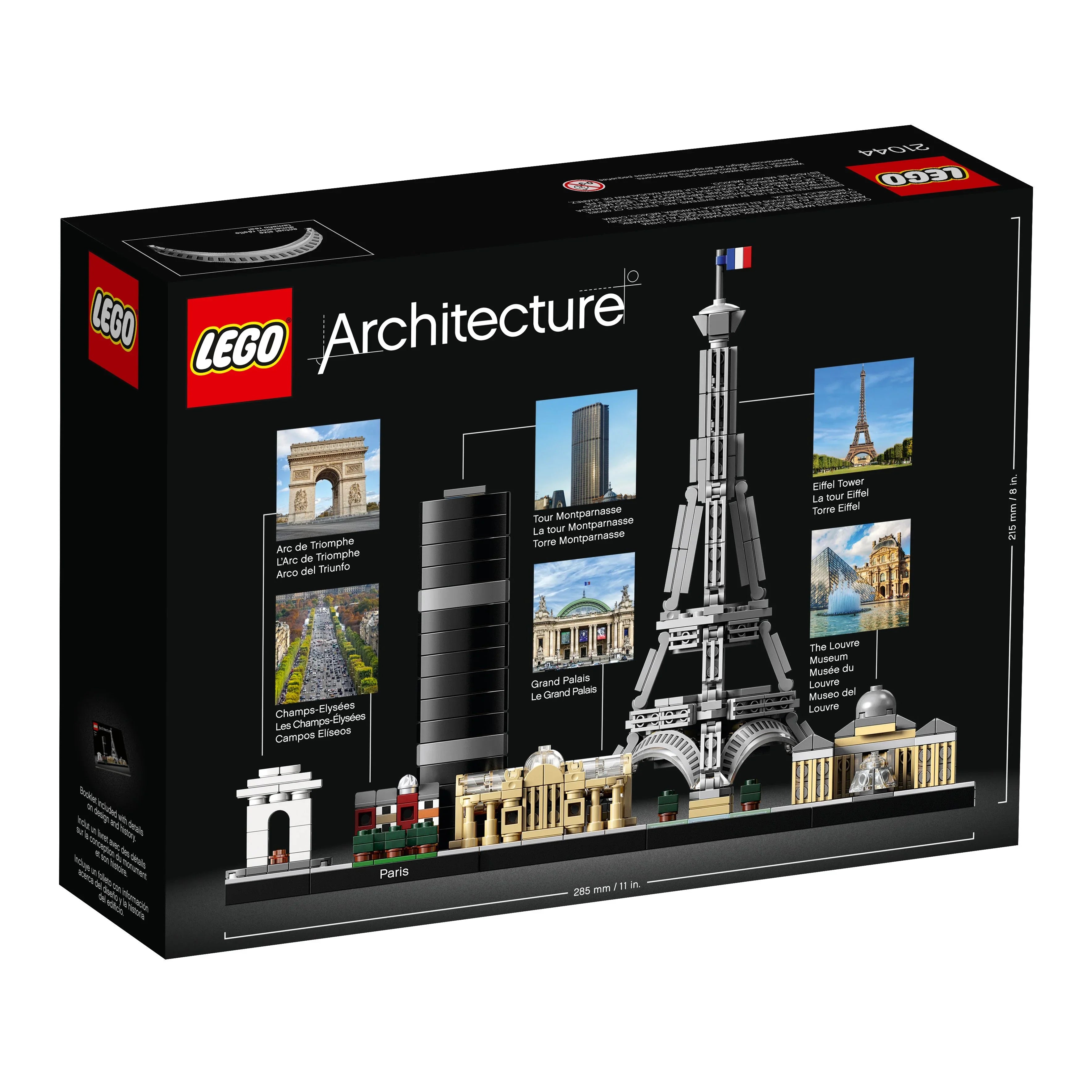 LEGO® 21044 LEGO Architecture Skyline-Kollektion Paris , Bauset (694 Teile)