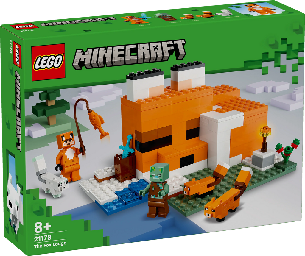 LEGO® 21178 Minecraft® Die Fuchs-Lodge