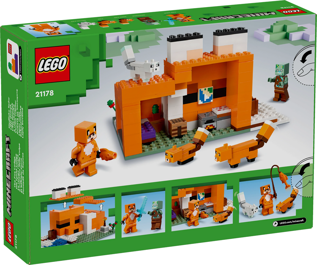 LEGO® 21178 Minecraft® Die Fuchs-Lodge