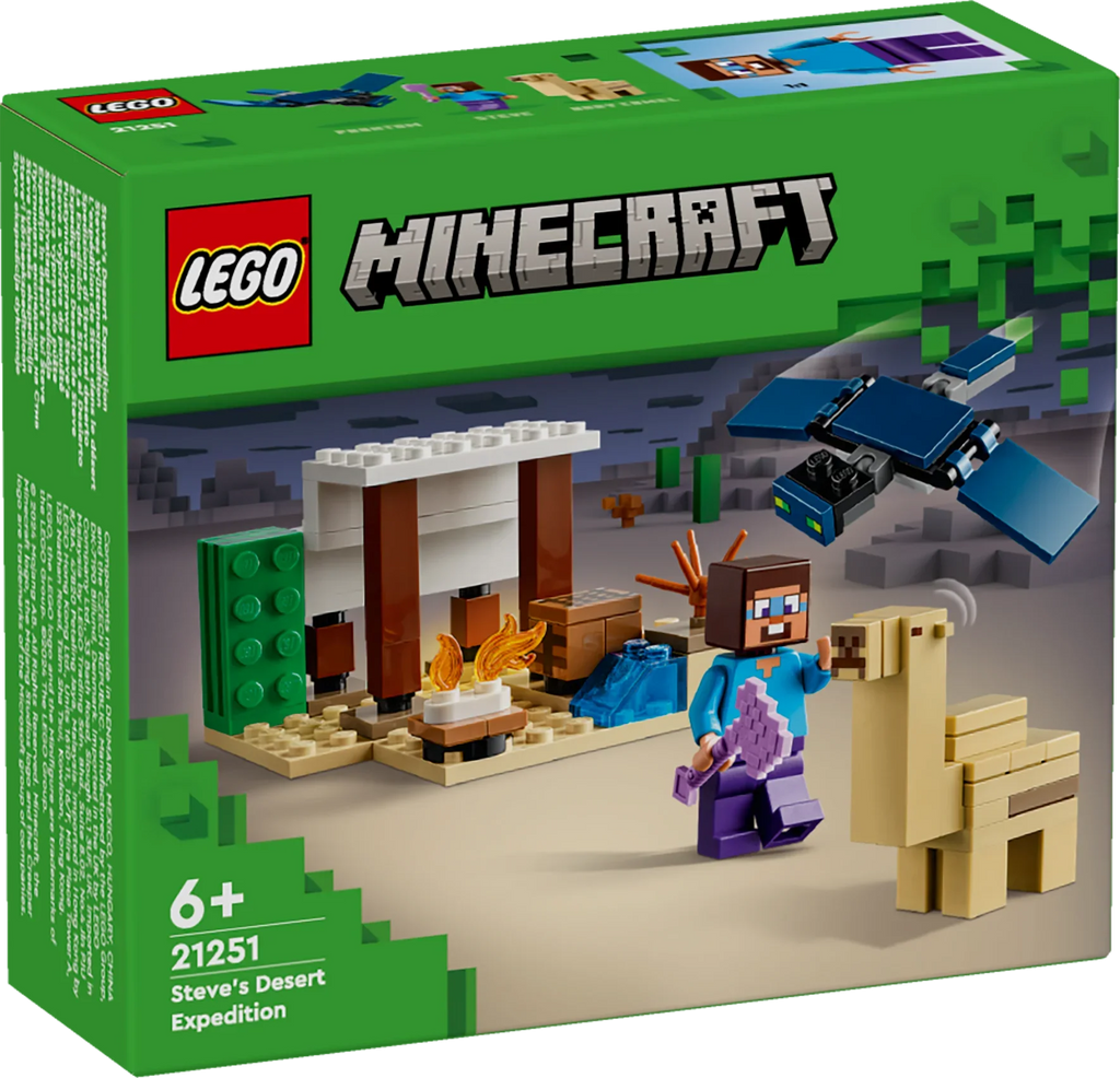 LEGO® 21251 Minecraft® Steves Wüstenexpedition