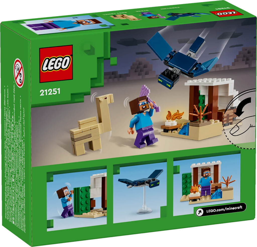 LEGO® 21251 Minecraft® Steves Wüstenexpedition