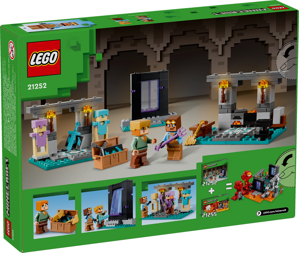 LEGO® 21252 Minecraft® Die Waffenkammer
