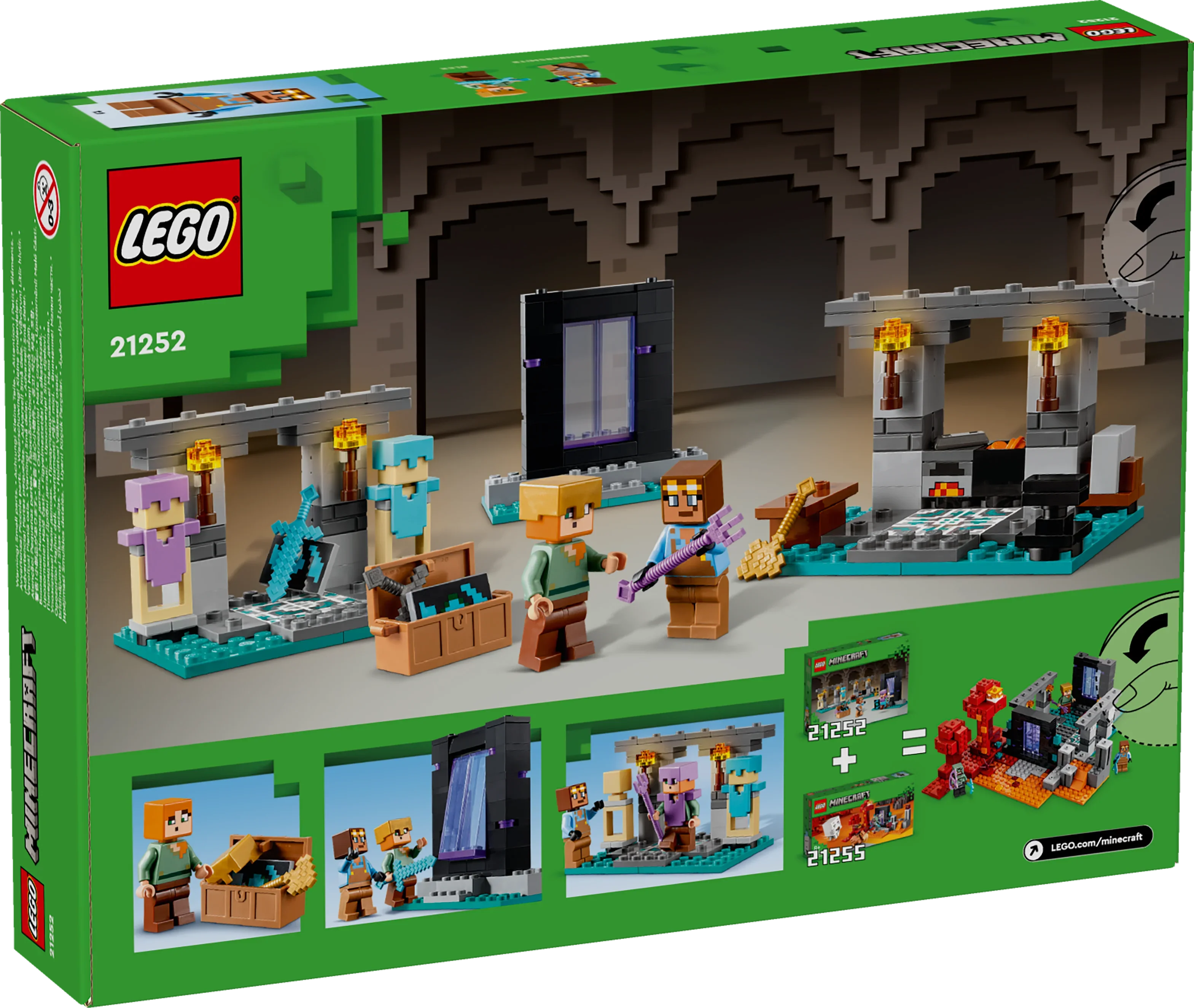 LEGO® 21252 Minecraft® Die Waffenkammer