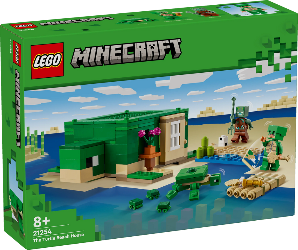 LEGO® 21254 Minecraft® Das Schildkrötenstrandhaus