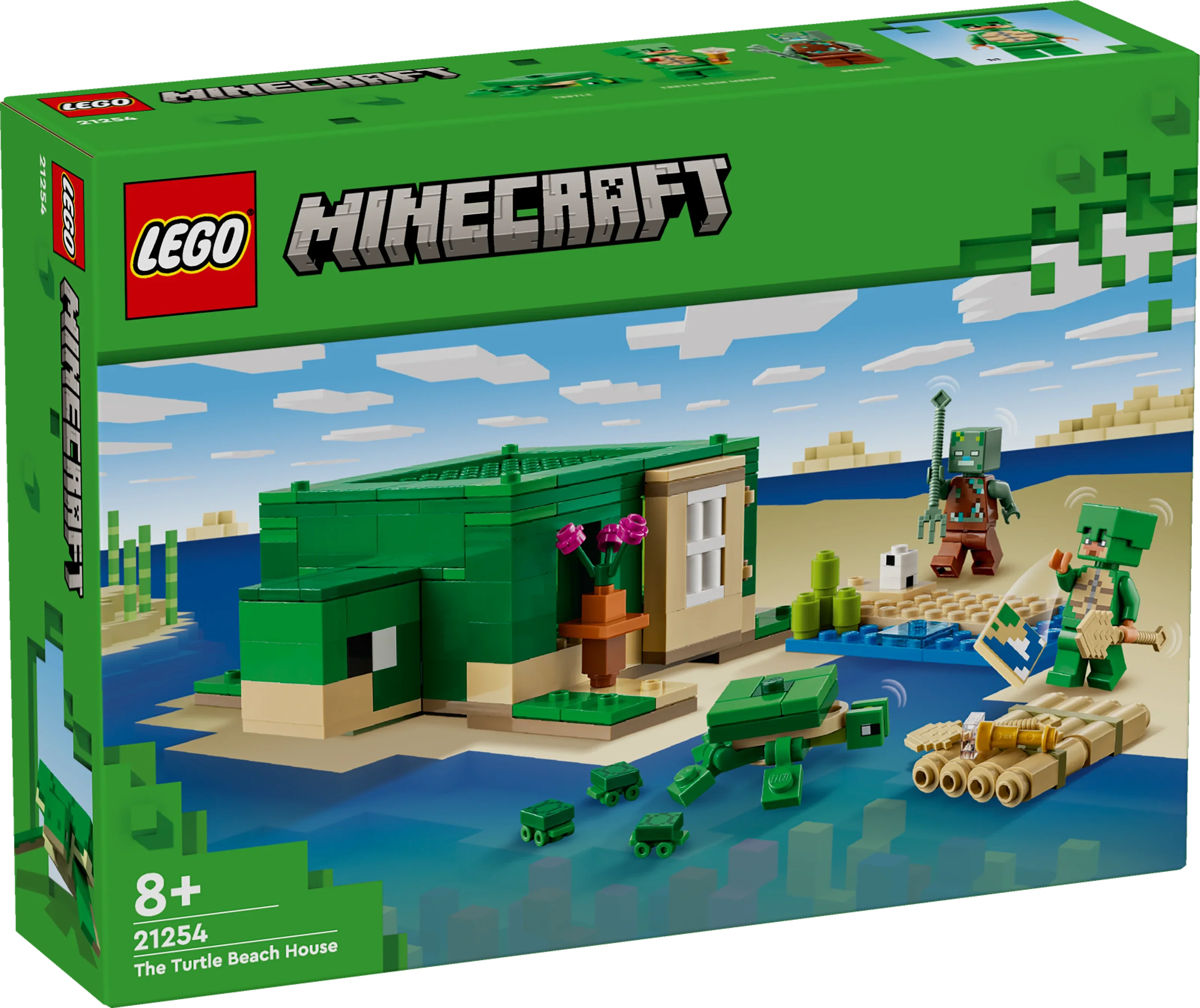 LEGO® 21254 Minecraft® Das Schildkrötenstrandhaus