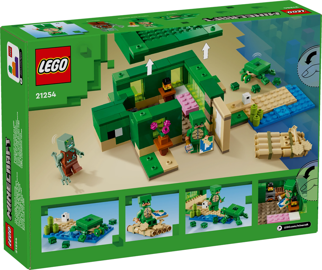 LEGO® 21254 Minecraft® Das Schildkrötenstrandhaus