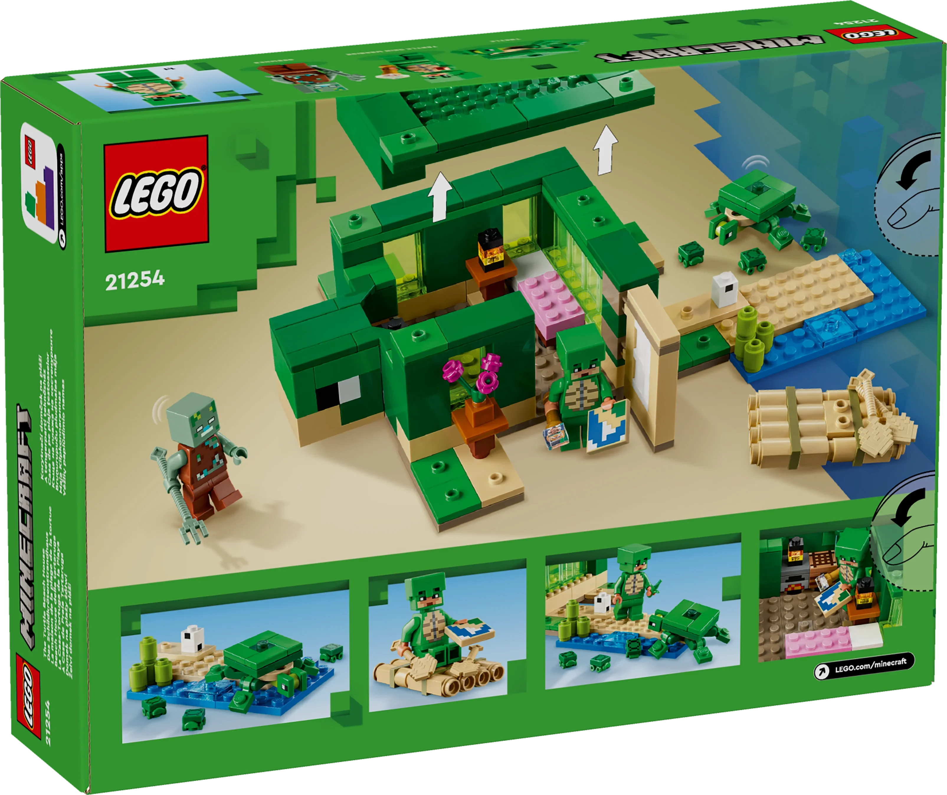 LEGO® 21254 Minecraft® Das Schildkrötenstrandhaus