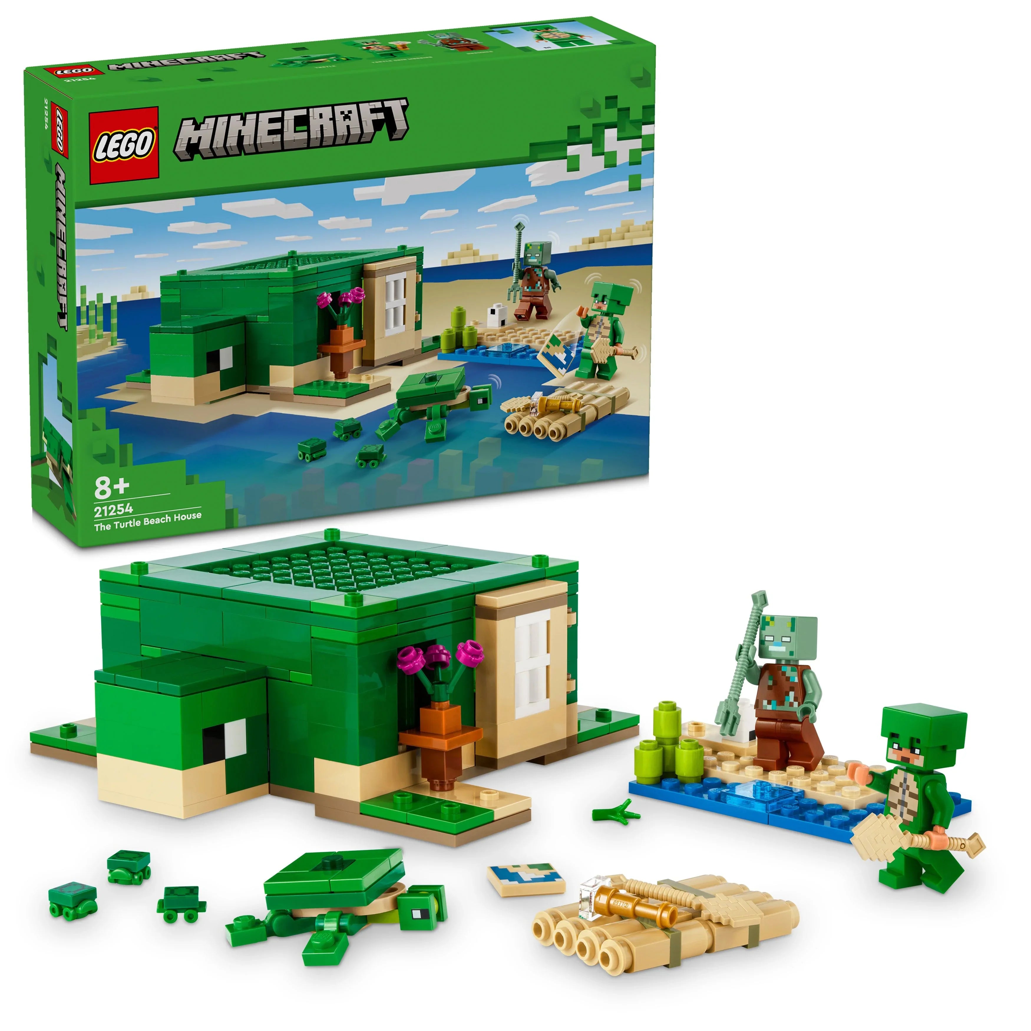 LEGO® 21254 Minecraft® Das Schildkrötenstrandhaus