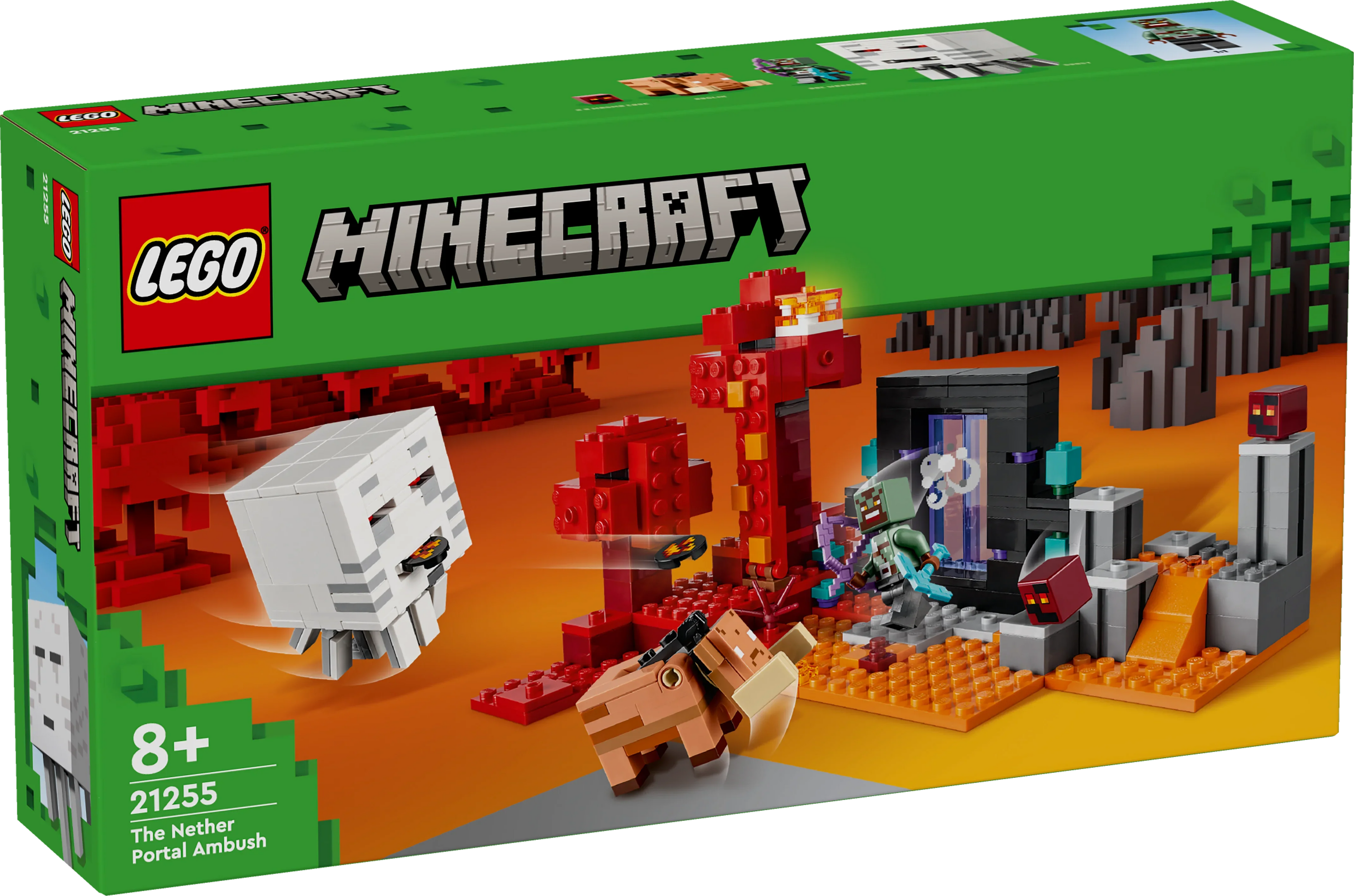 LEGO® 21255 Minecraft® Hinterhalt am Netherportal