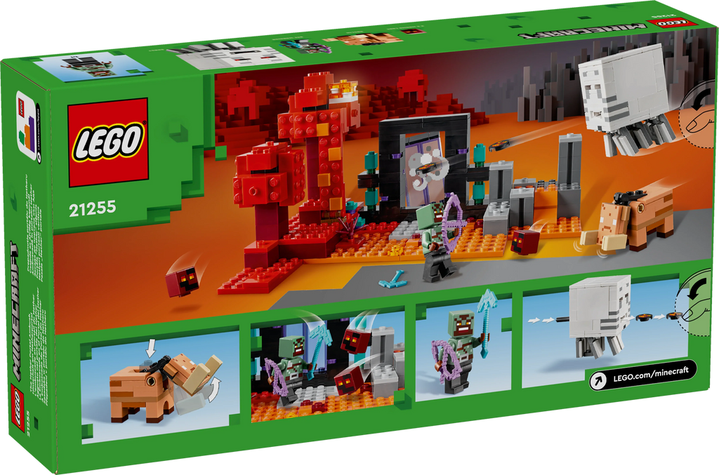 LEGO® 21255 Minecraft® Hinterhalt am Netherportal