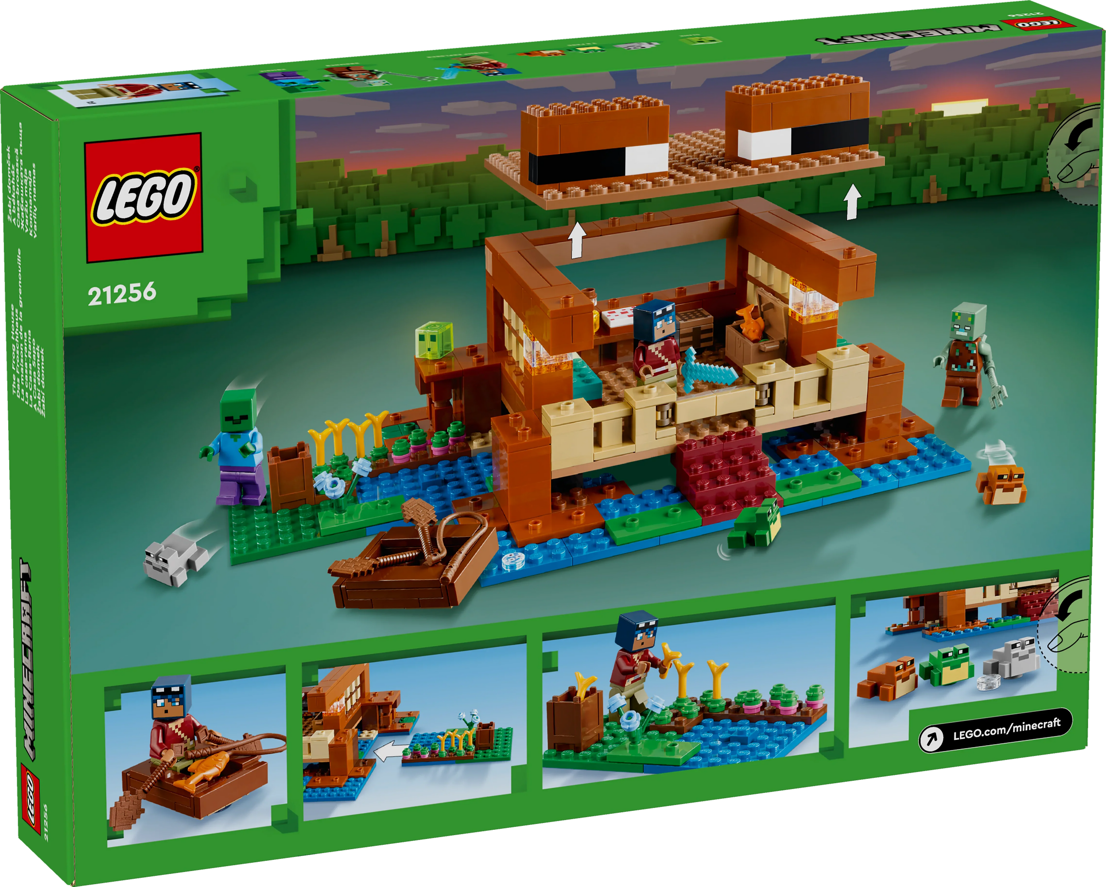 LEGO® 21256 Minecraft® Das Froschhaus