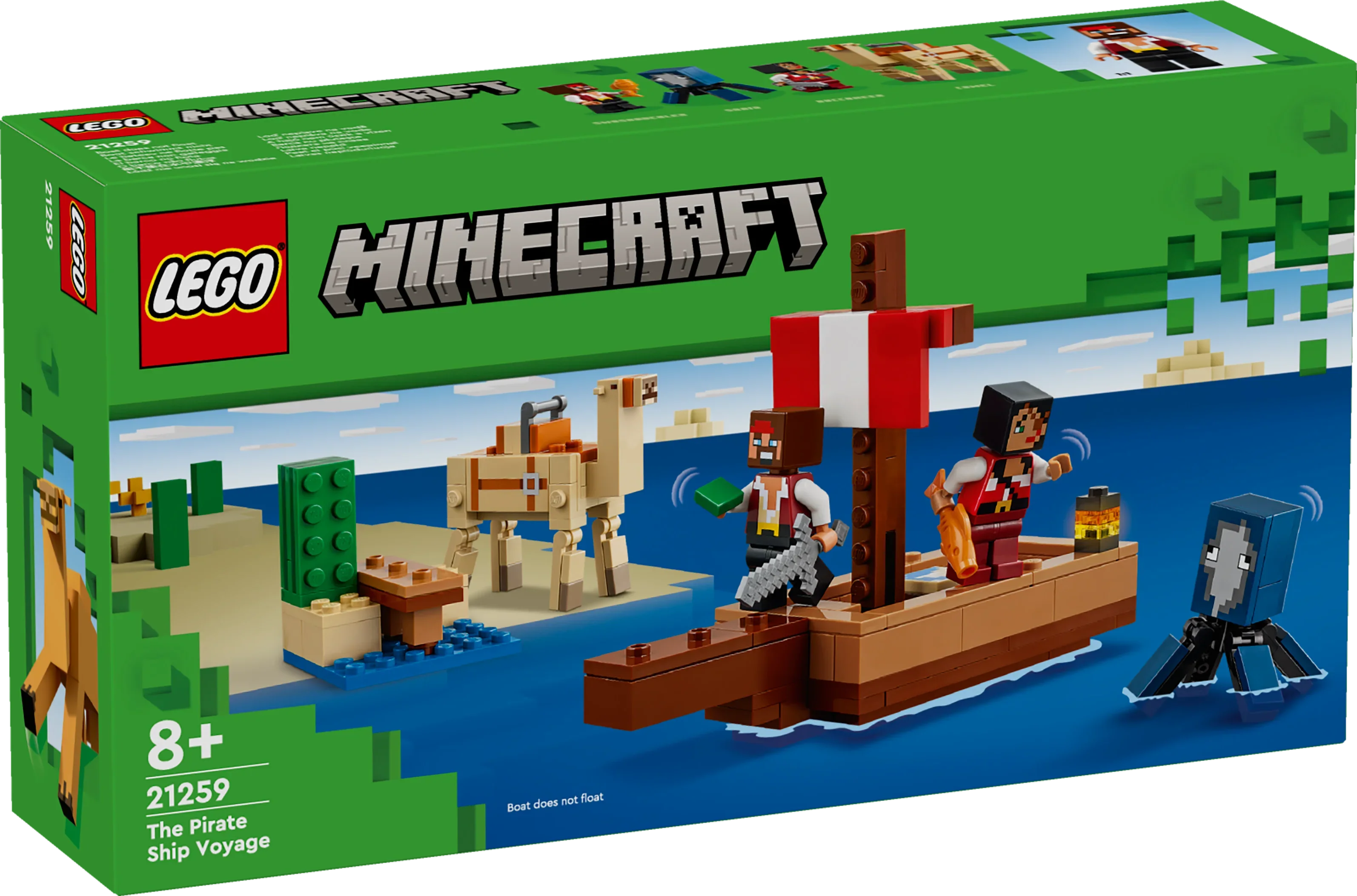 LEGO® 21259 Minecraft® Die Piratenschiffreise
