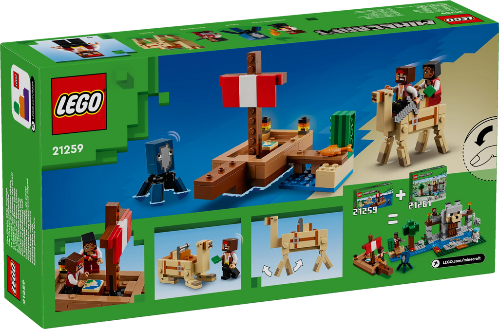 LEGO® 21259 Minecraft® Die Piratenschiffreise