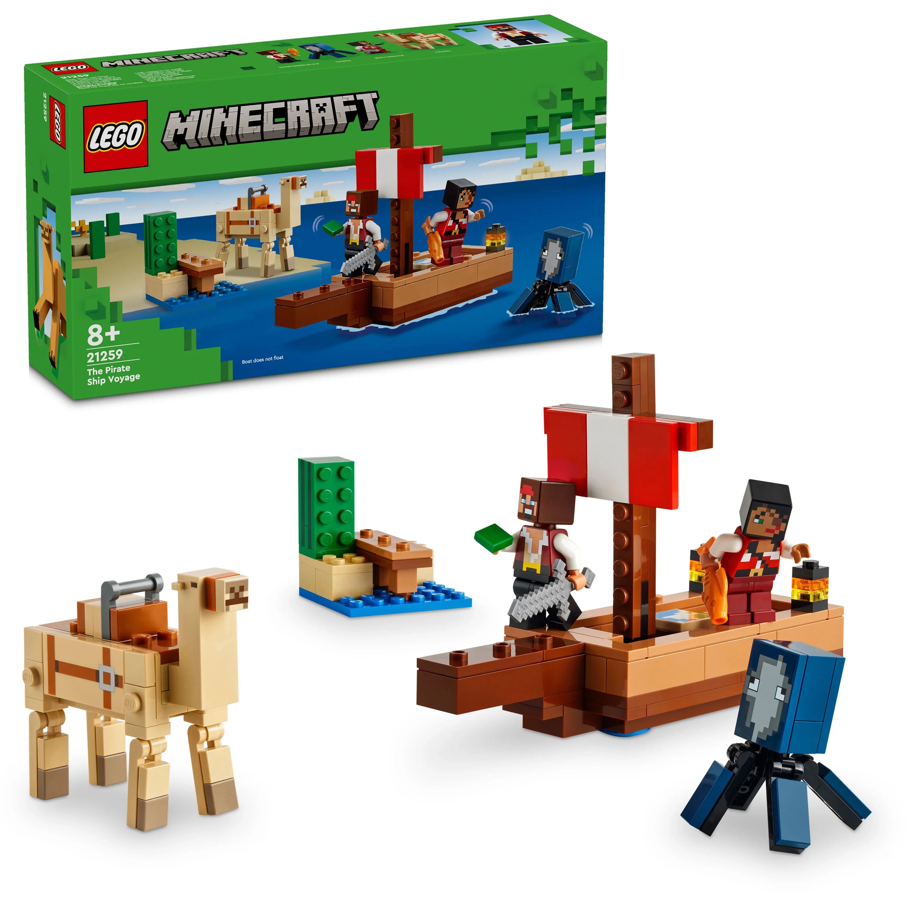 LEGO® 21259 Minecraft® Die Piratenschiffreise