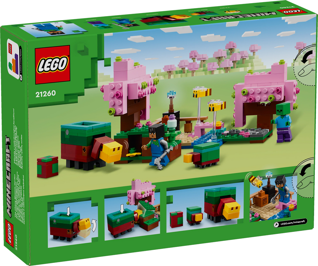 LEGO® 21260 Minecraft® Der Kirschblütengarten