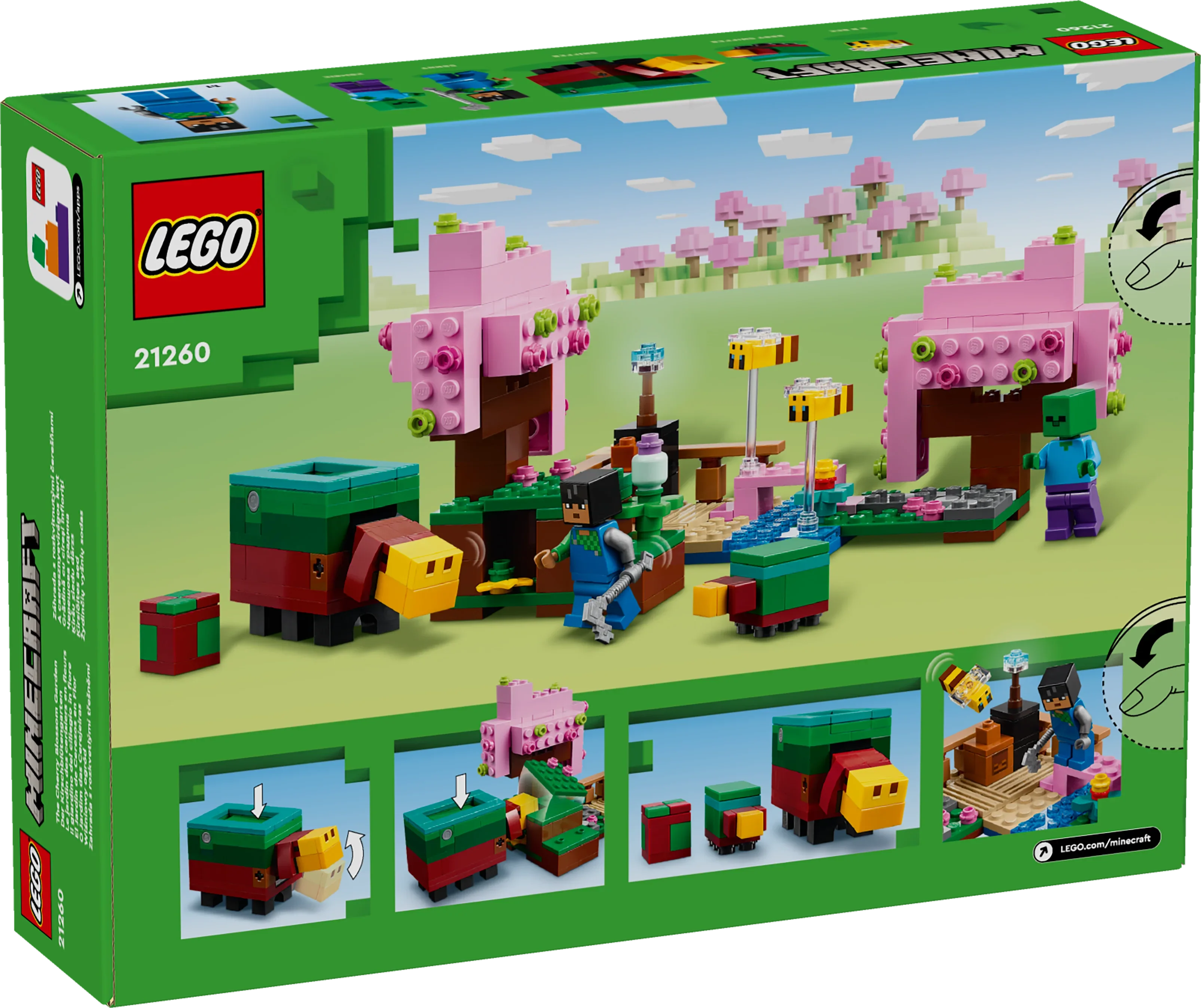 LEGO® 21260 Minecraft® Der Kirschblütengarten