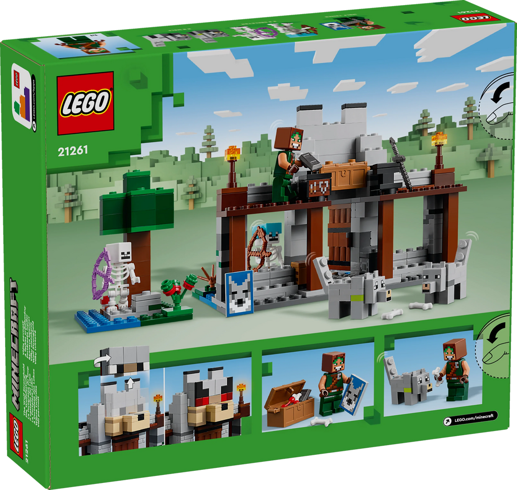 LEGO® 21261 Minecraft® Die Wolfsfestung
