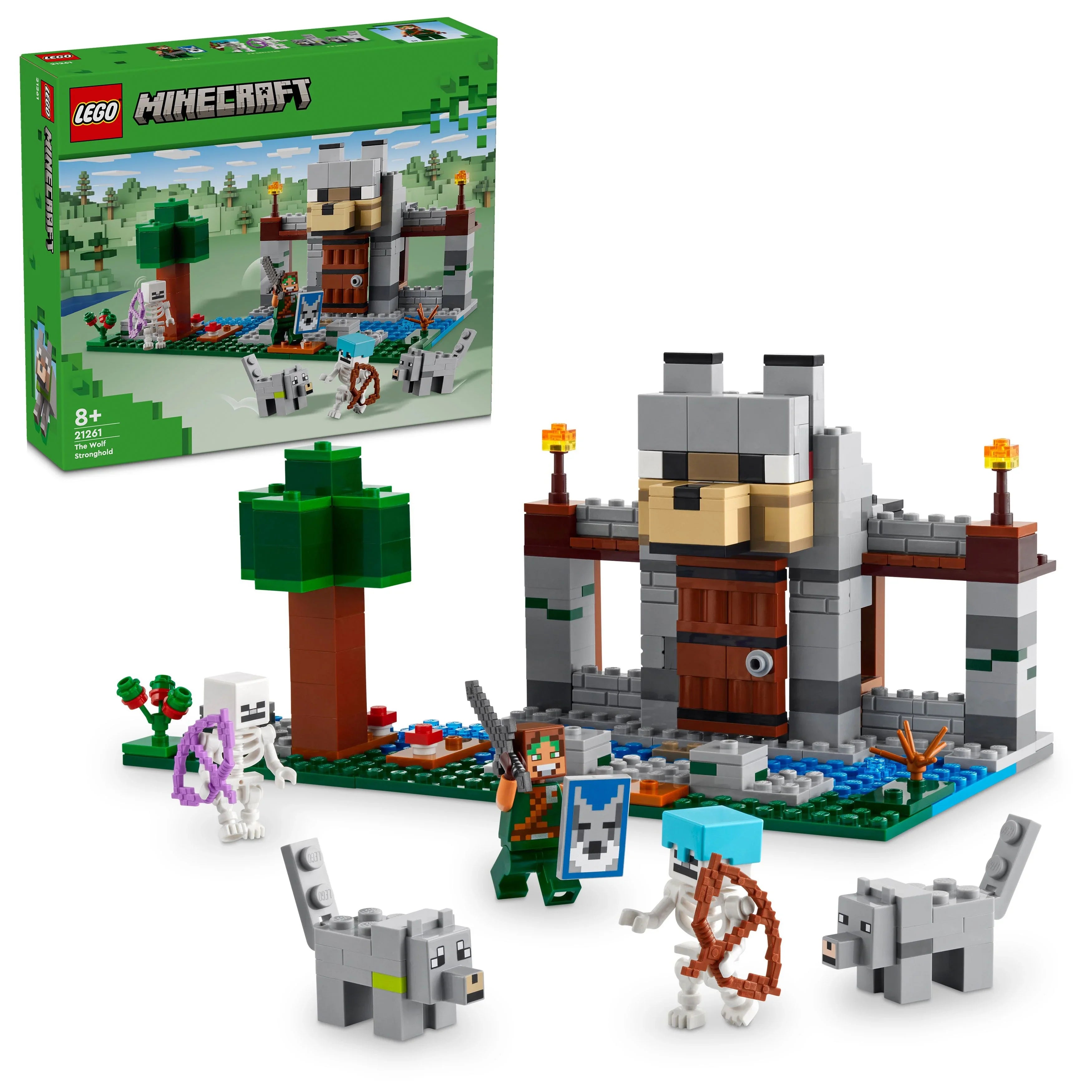 LEGO® 21261 Minecraft® Die Wolfsfestung