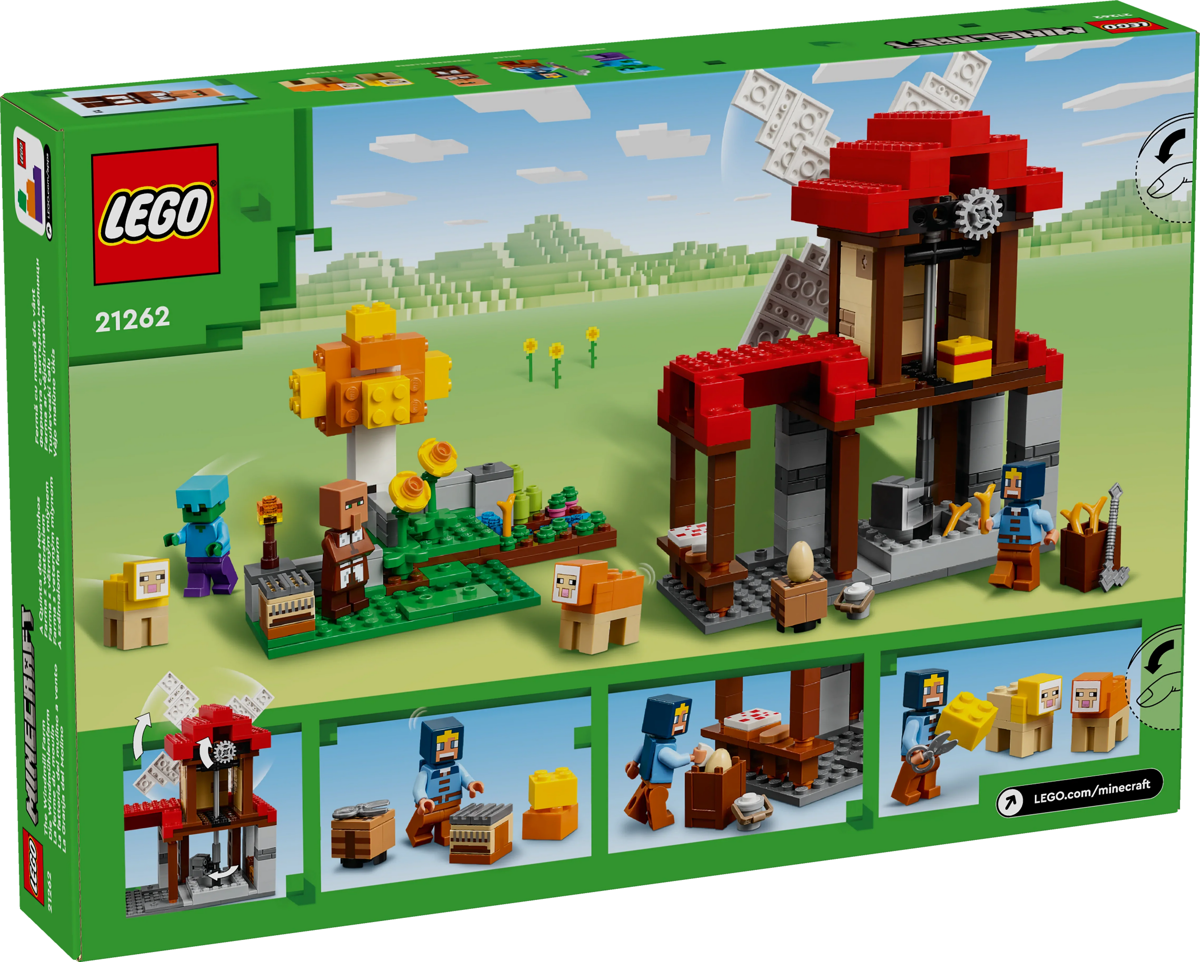 LEGO® 21262 Minecraft® Die Windmühlenfarm