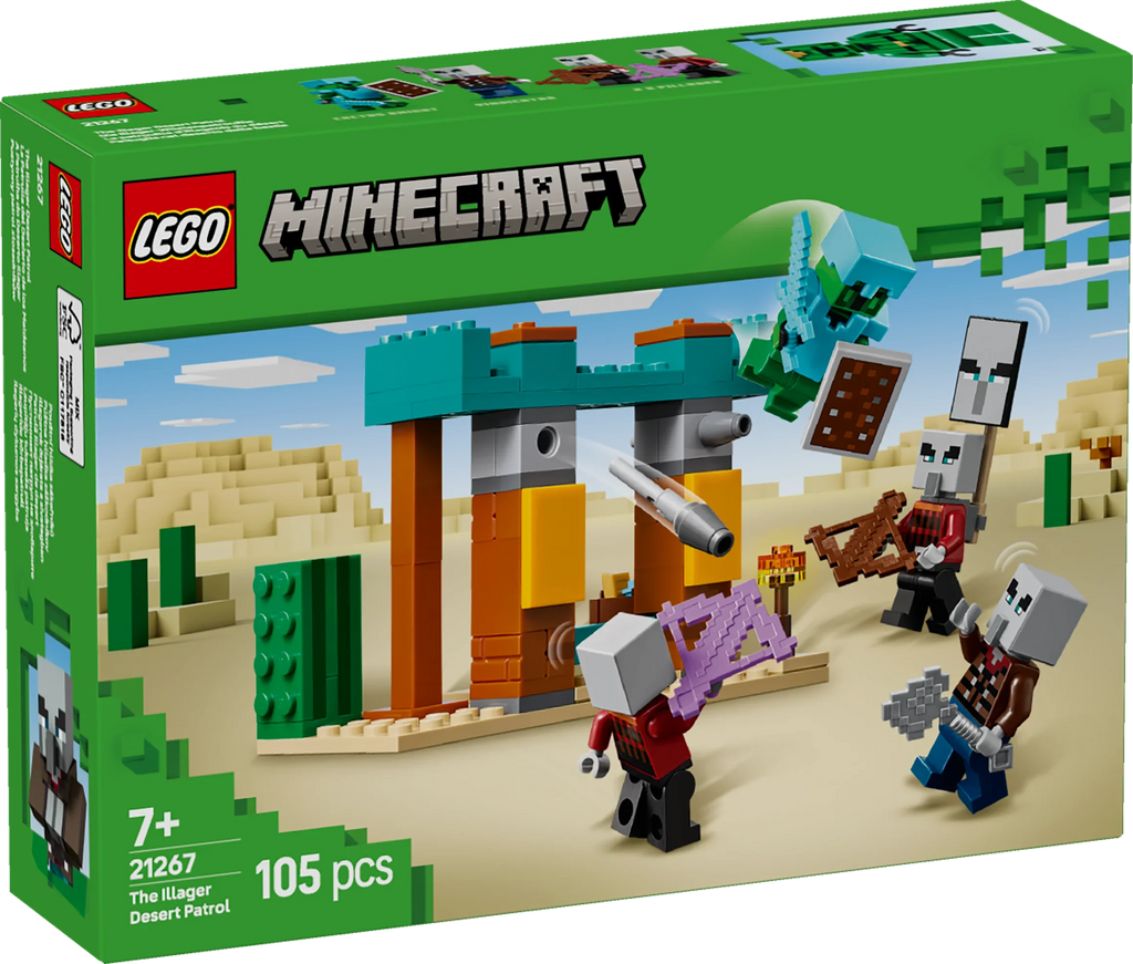 LEGO® 21267 Minecraft® Die Illager-Wüstenpatrouille