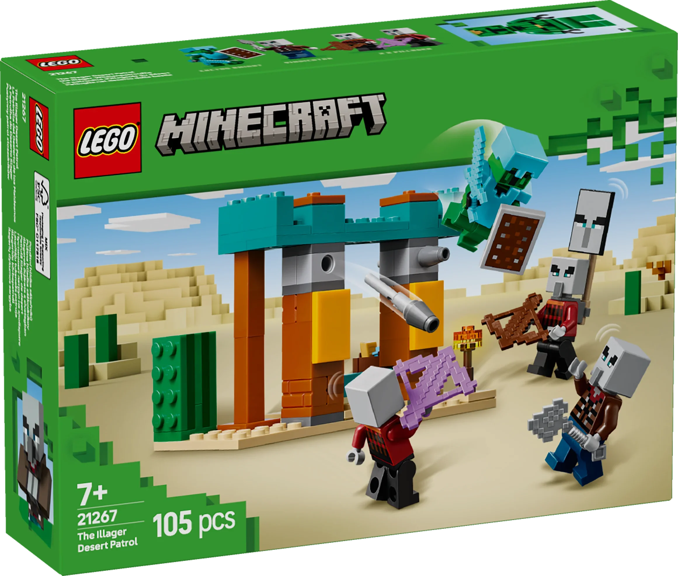 LEGO® 21267 Minecraft® Die Illager-Wüstenpatrouille