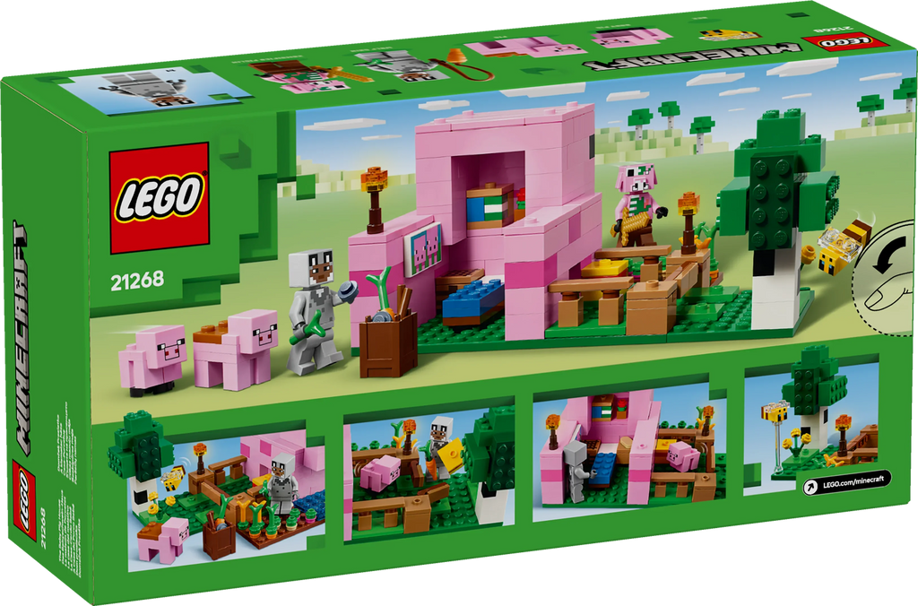 LEGO® 21268 Minecraft® Das Babyschwein-Haus
