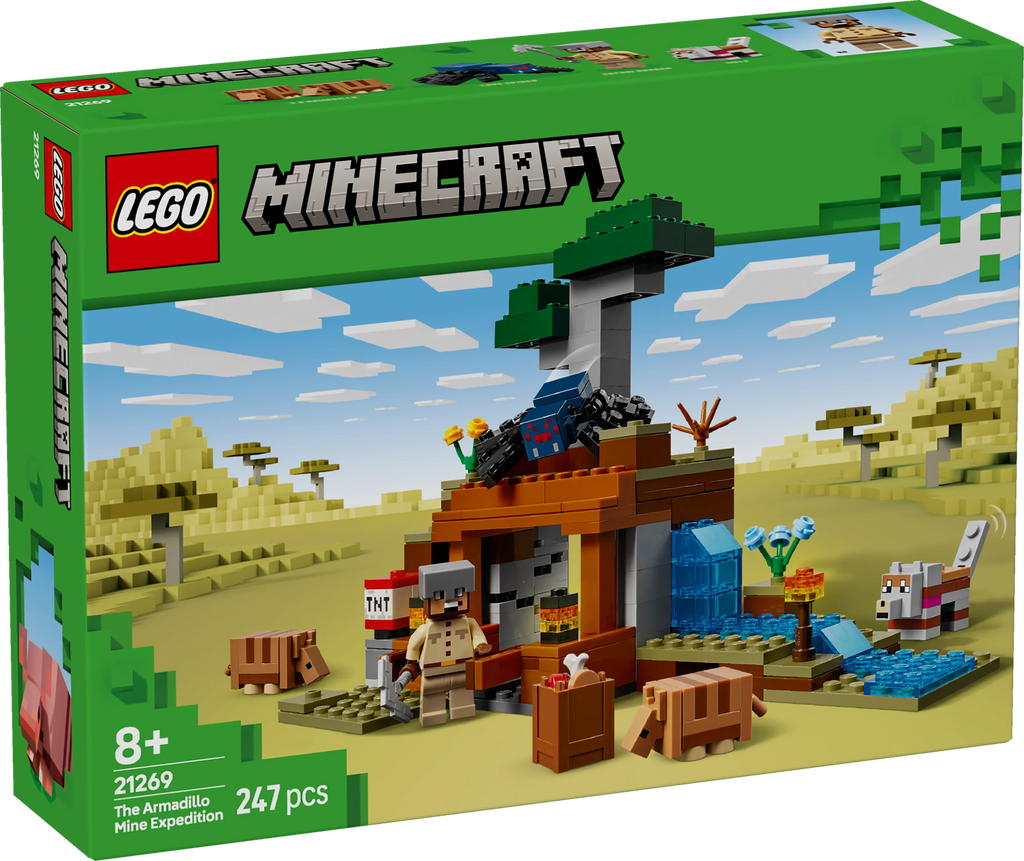 LEGO® 21269 Minecraft® Die Expedition zur Gürteltiermine